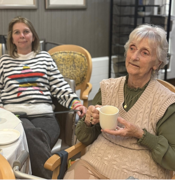 Refreshments and Christmas treats were served at the event