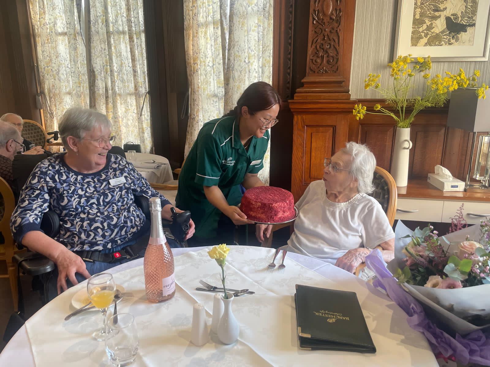 Birthday cake surprise