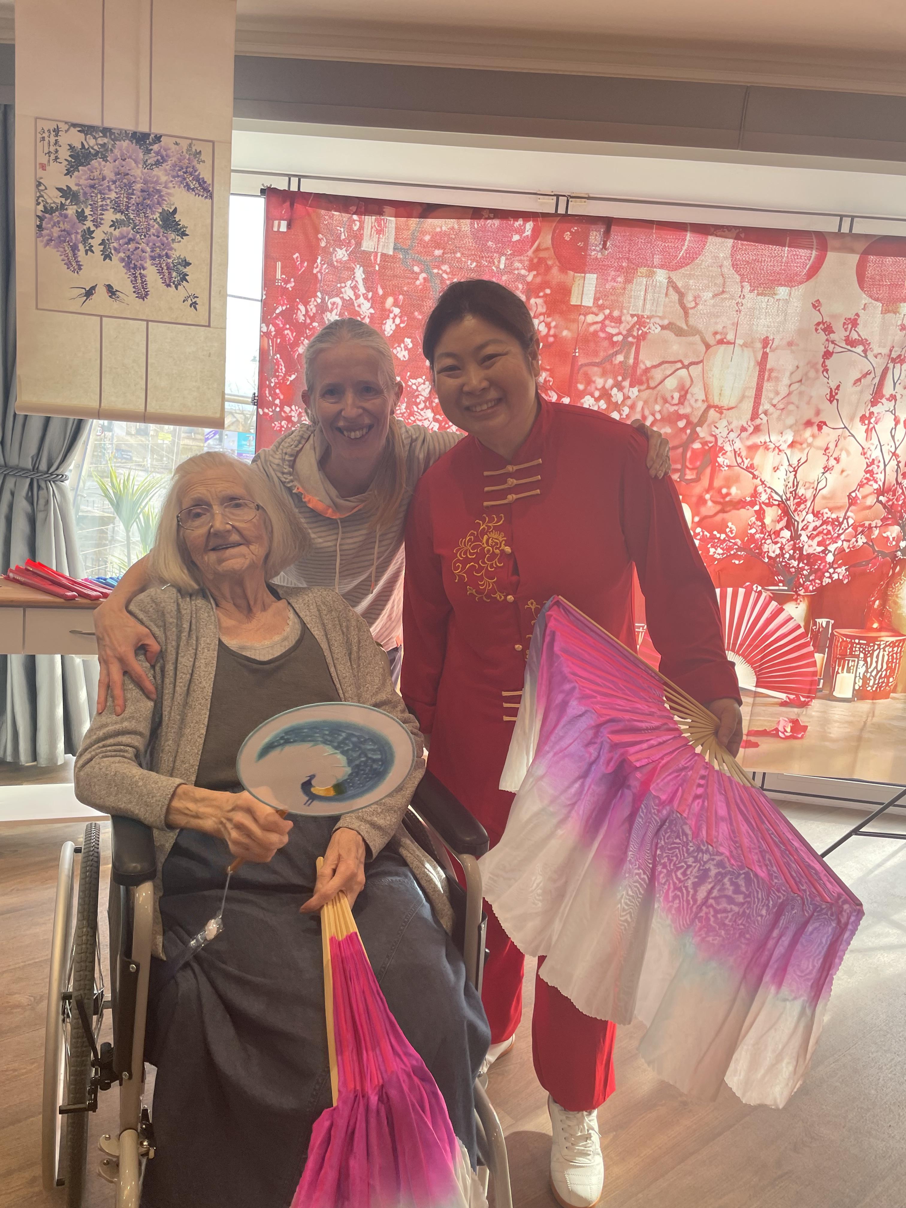 Faustina Yang brought such joy and pleasure to the Residents at Hampton Grove