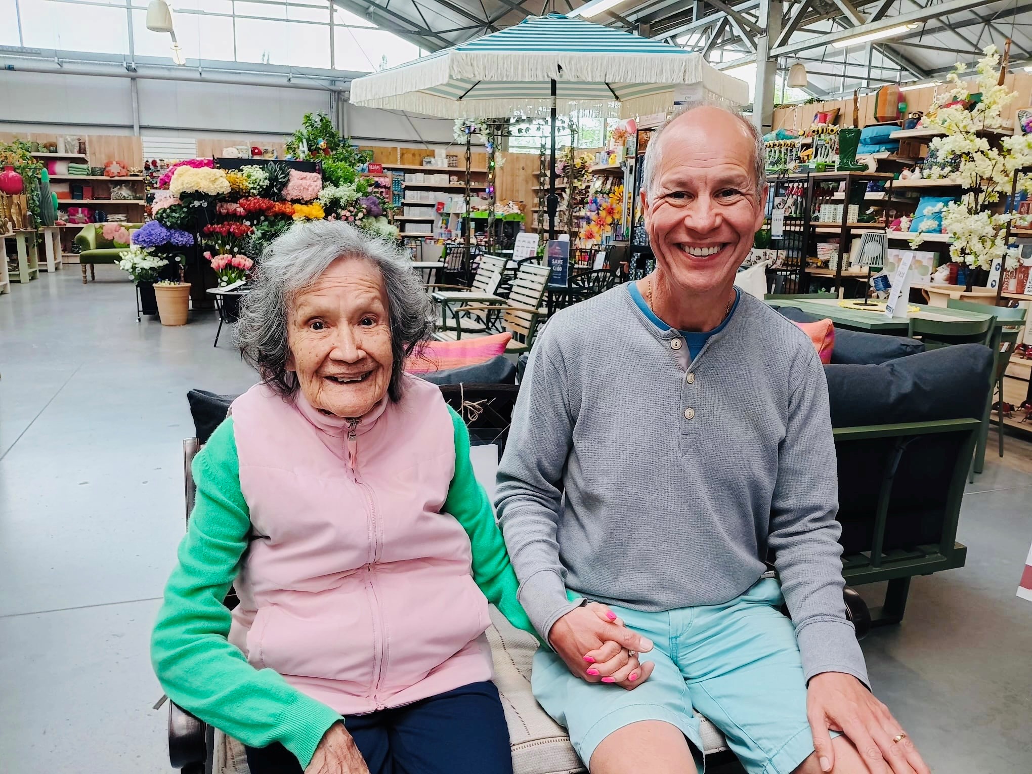 Our resident Betty with her son Eddie 