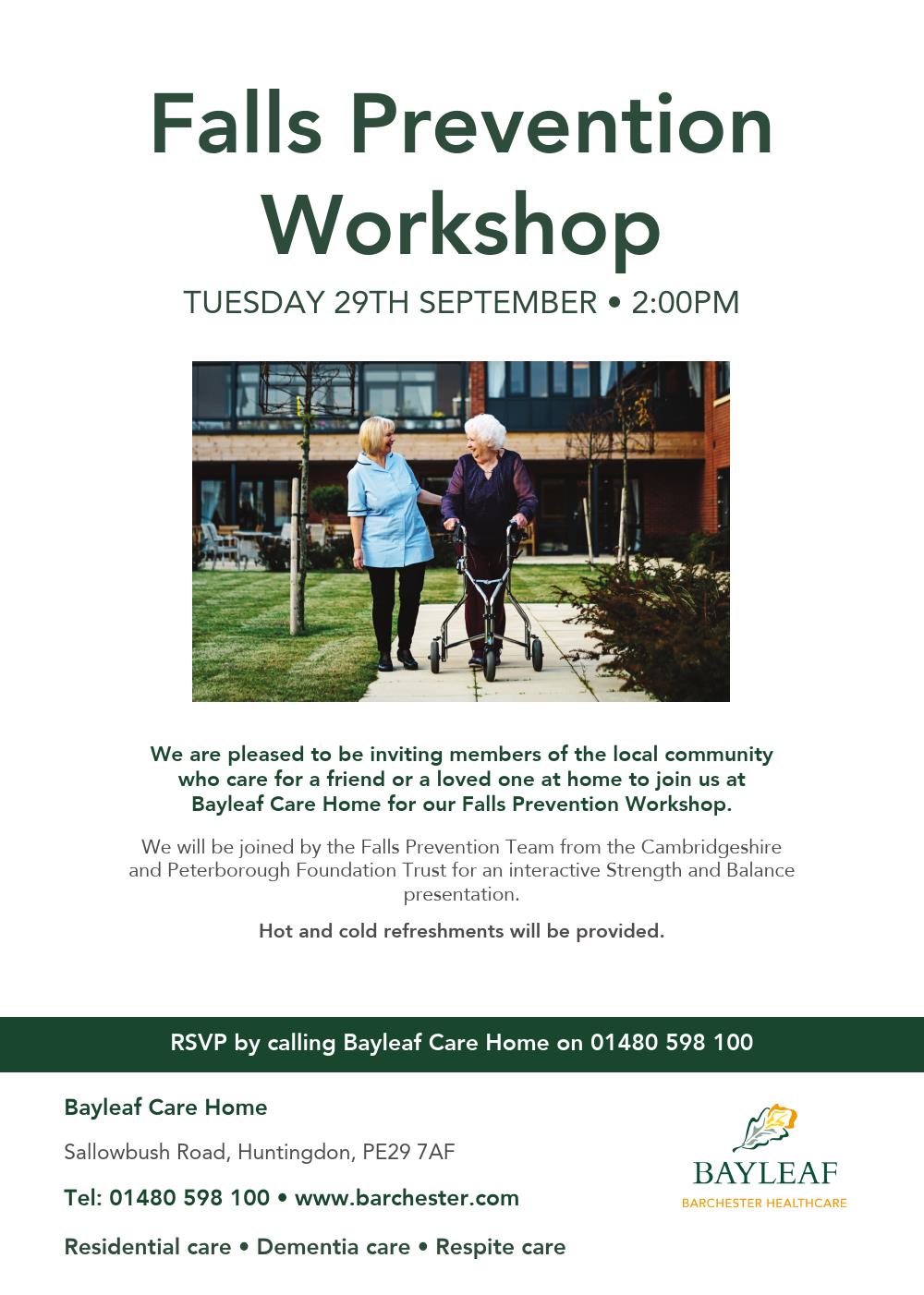 Falls Prevention Workshop