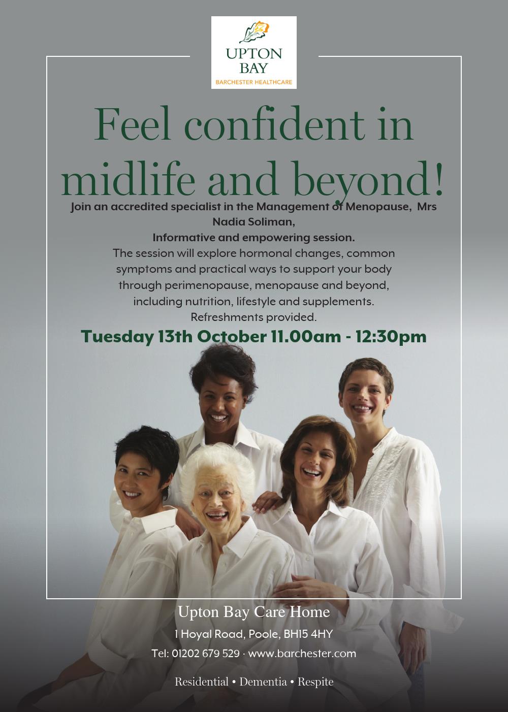 Feel confident in Midlife and Beyond