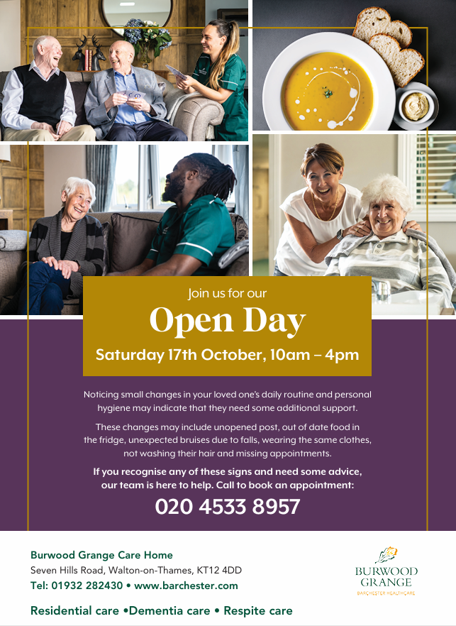 Care Home Open Day - 17 October 2026