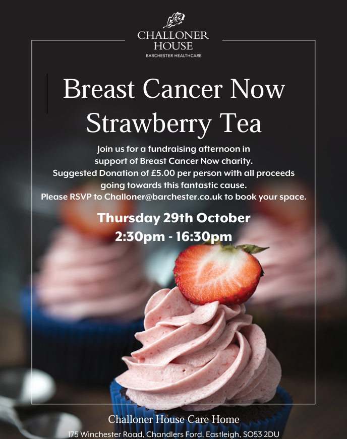 Breast Cancer Now Strawberry Tea