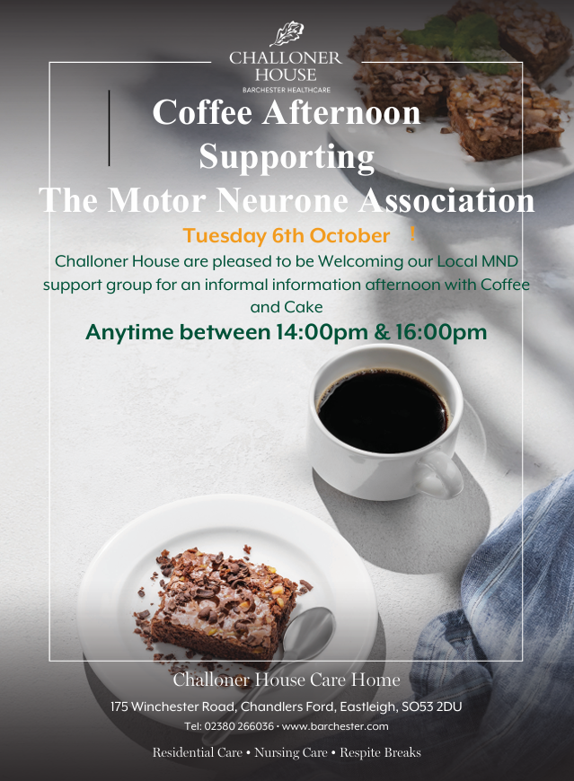 Motor Neurone Association Coffee Morning