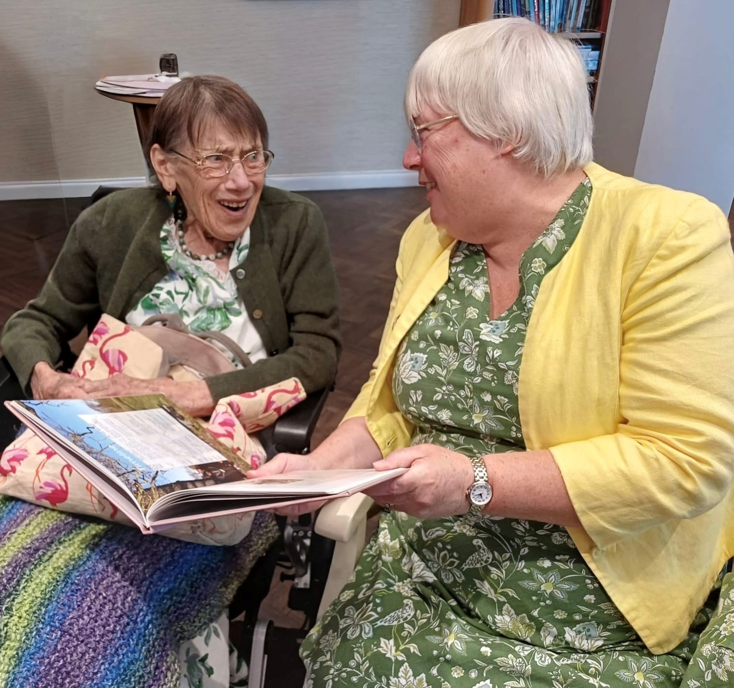 Hilton Park welcomes local MP for special residents’ art exhibition