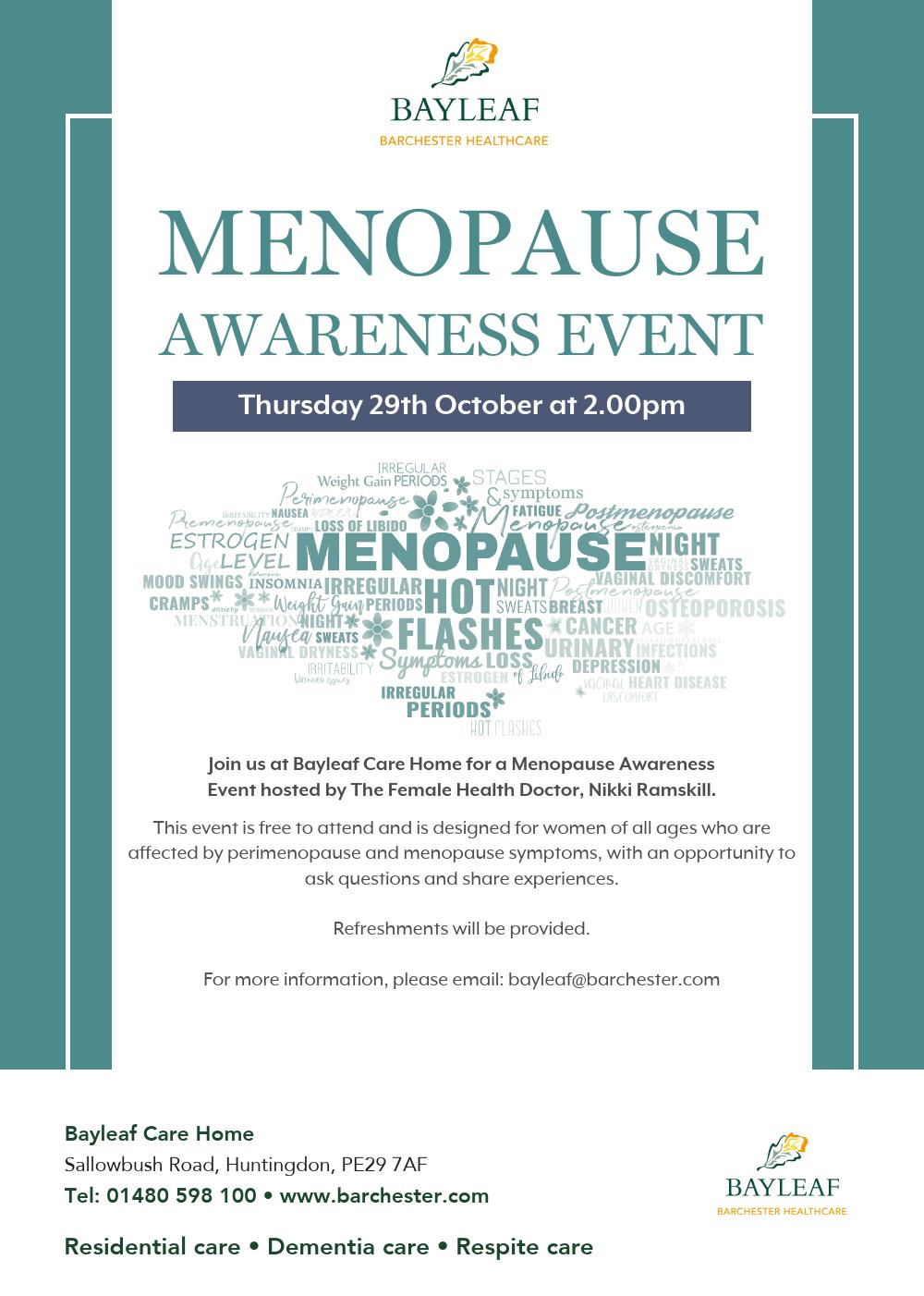 Menopause Awareness Event
