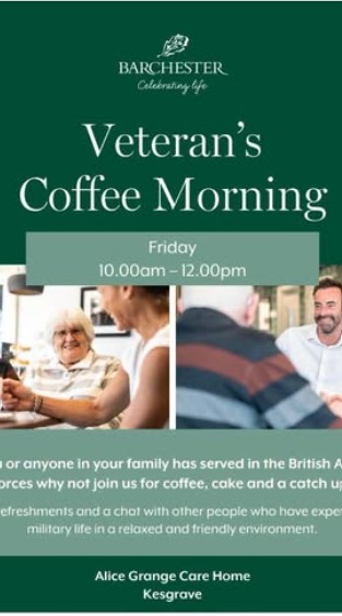 Veterans coffee morning
