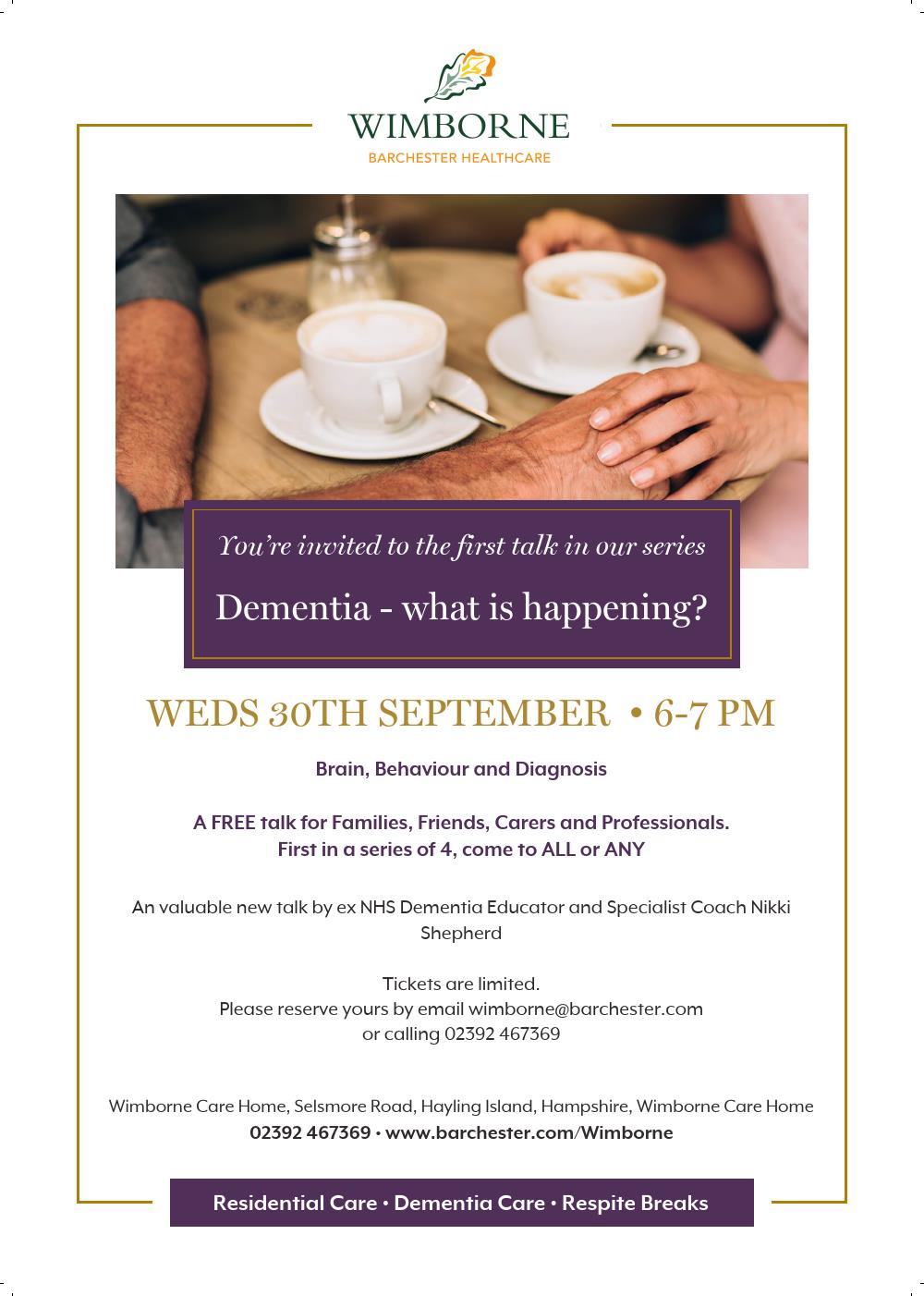 Understanding Dementia - what is happening