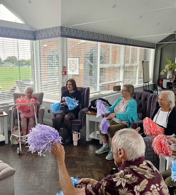 Keeping active from the comfort of our chairs! 