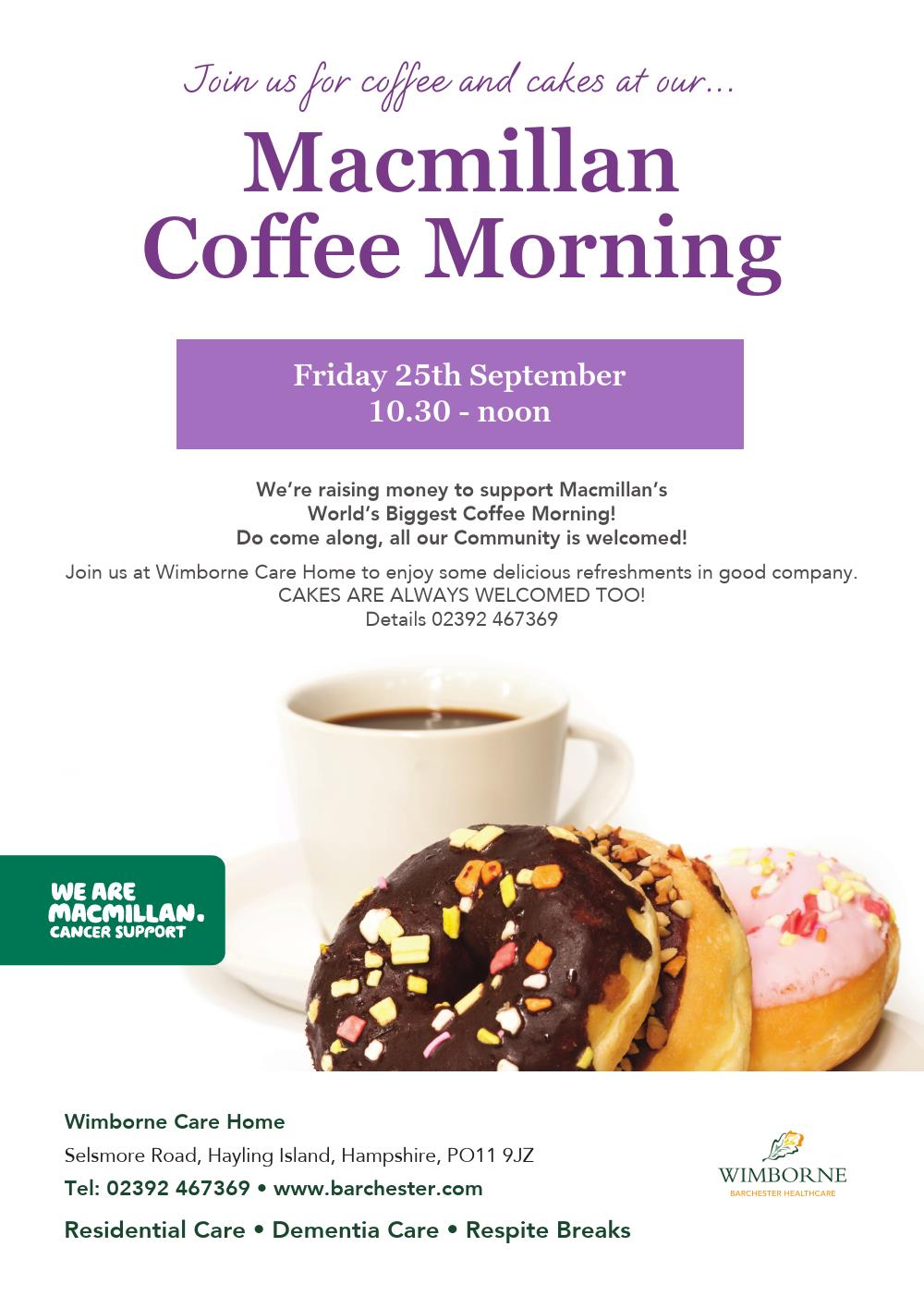 Macmillan Coffee Morning