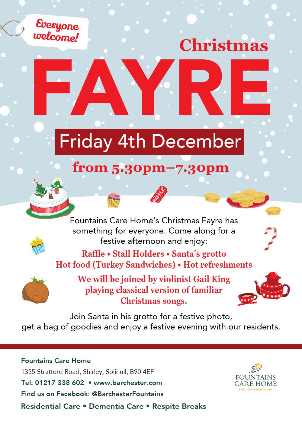 Christmas Fayre at Fountains!