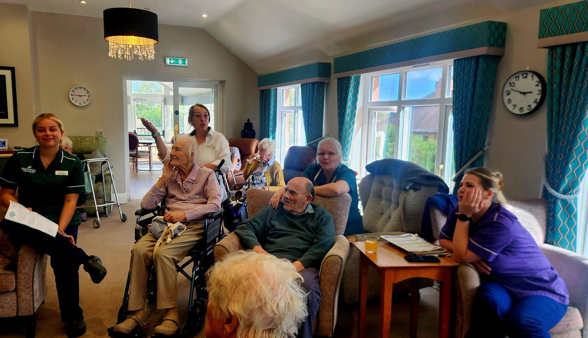 Quiz afternoon at Wheatlands 