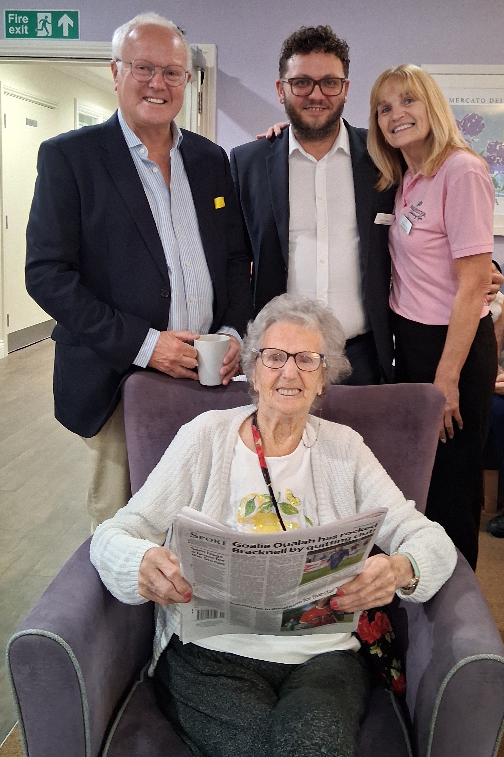 A Special Visit to West Oak Care Home