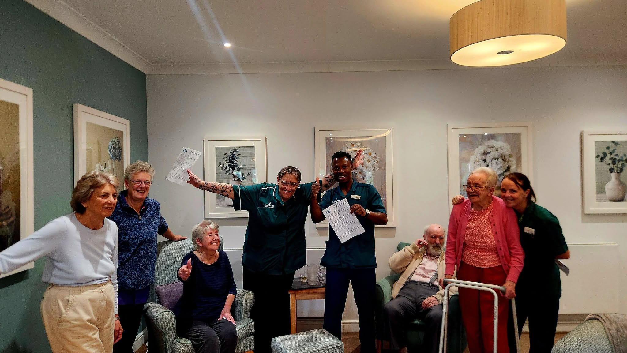 Quiz afternoon at Wheatlands 