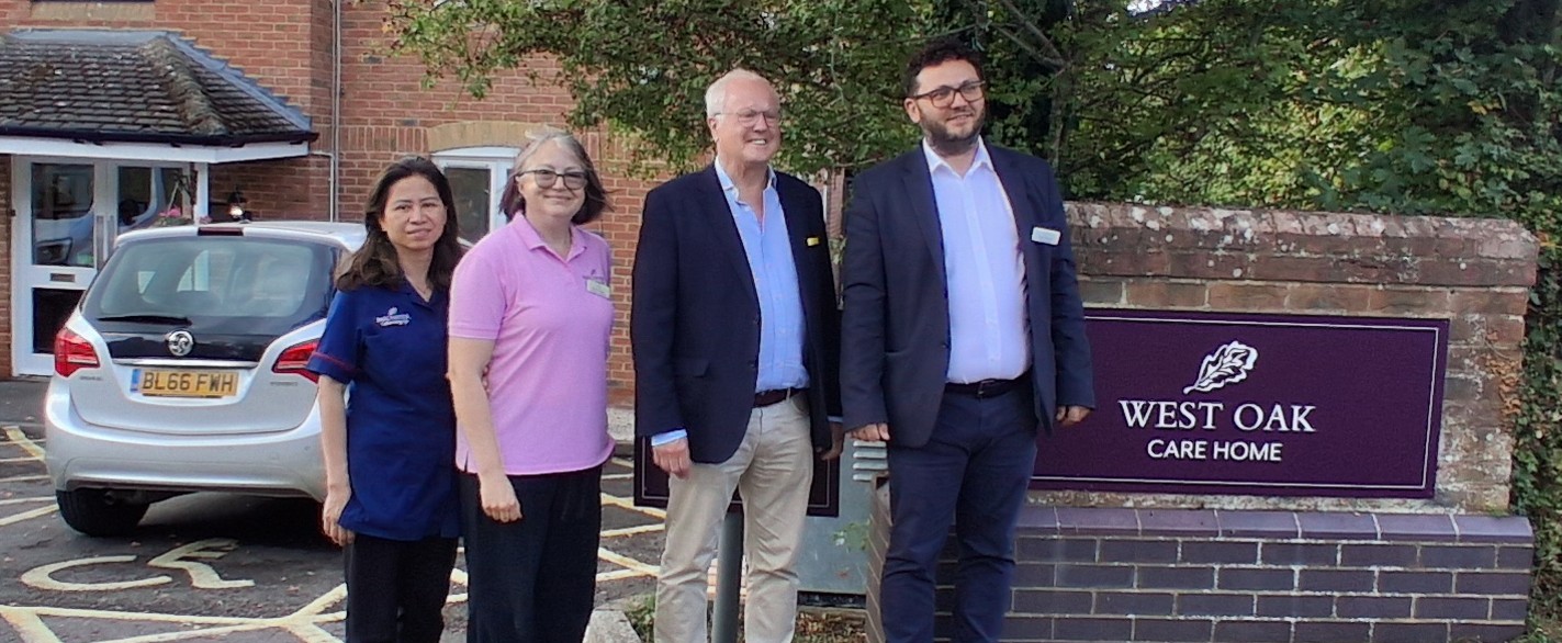 A Special Visit to West Oak Care Home