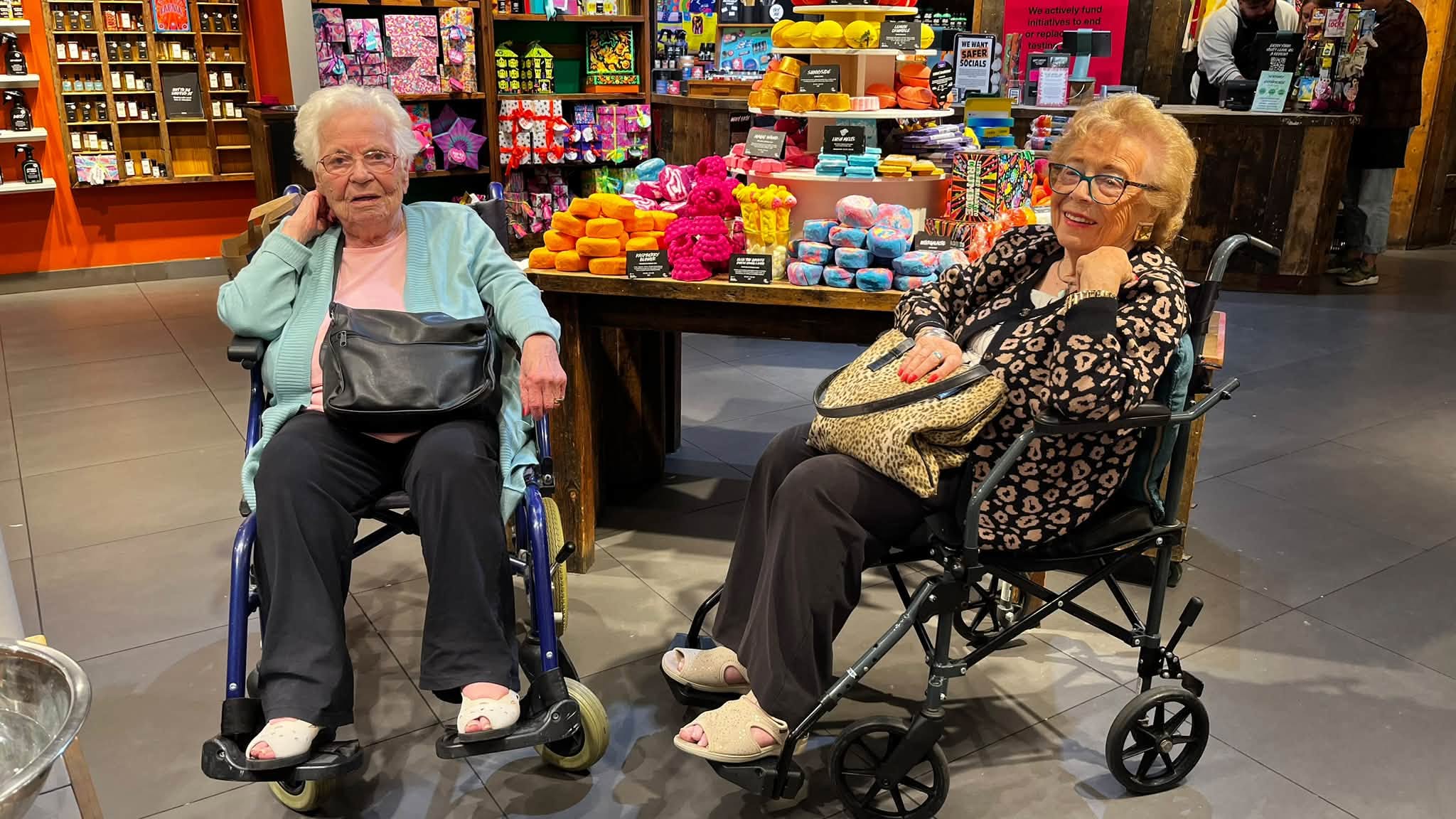 Out and about for a spot of shopping