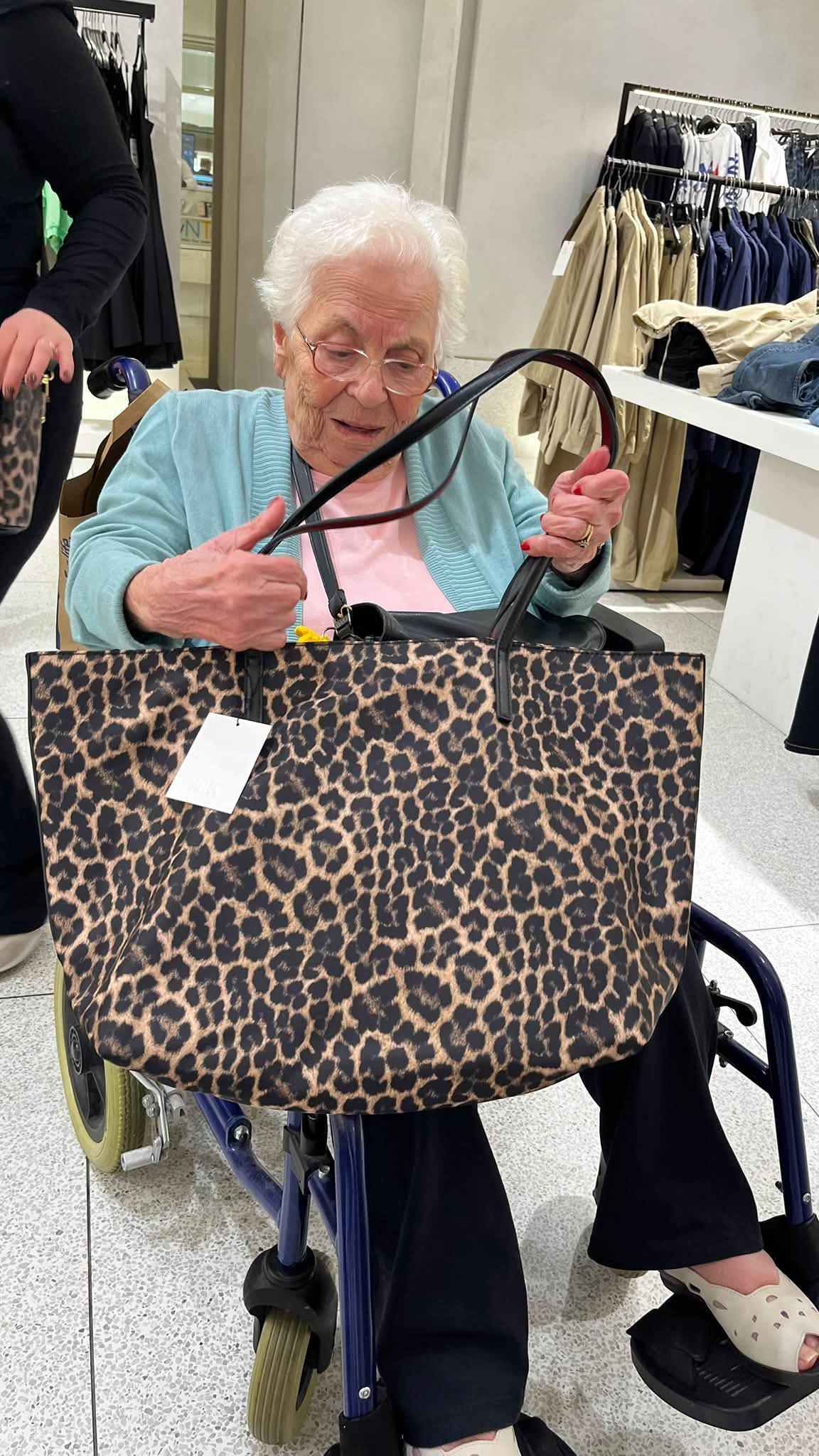 Out and about for a spot of shopping