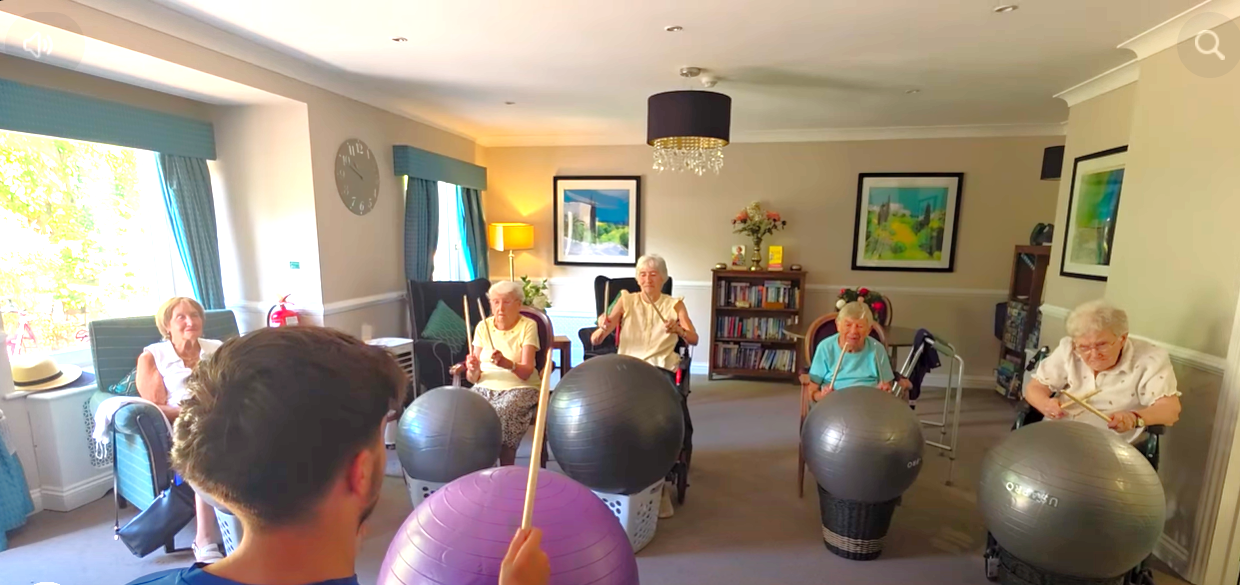 Drumming up some exercise