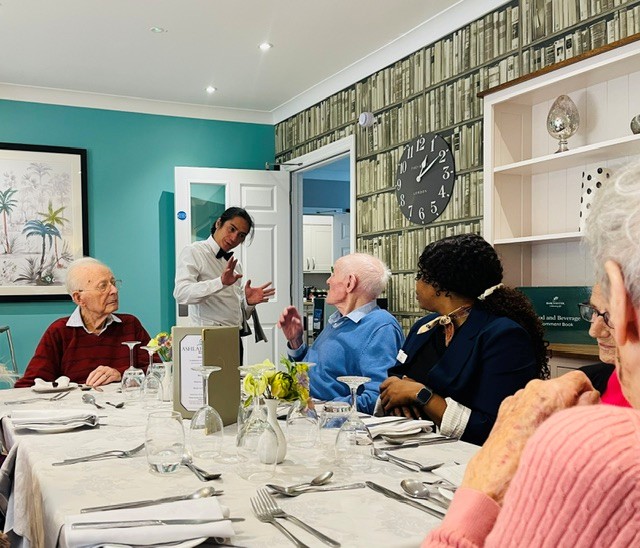 Lunching with the Managers at Ashlar House 