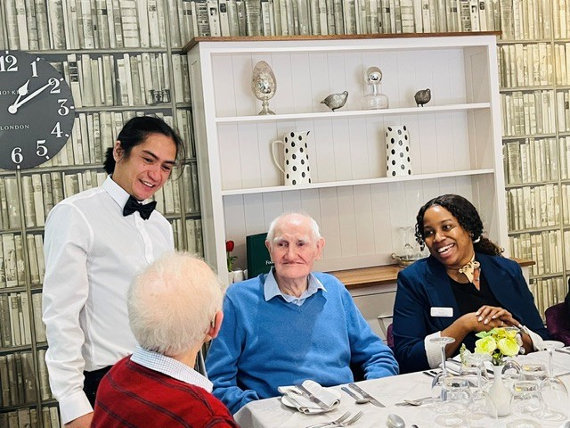 Lunching with the Managers at Ashlar House 
