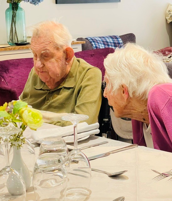 Lunching with the Managers at Ashlar House 