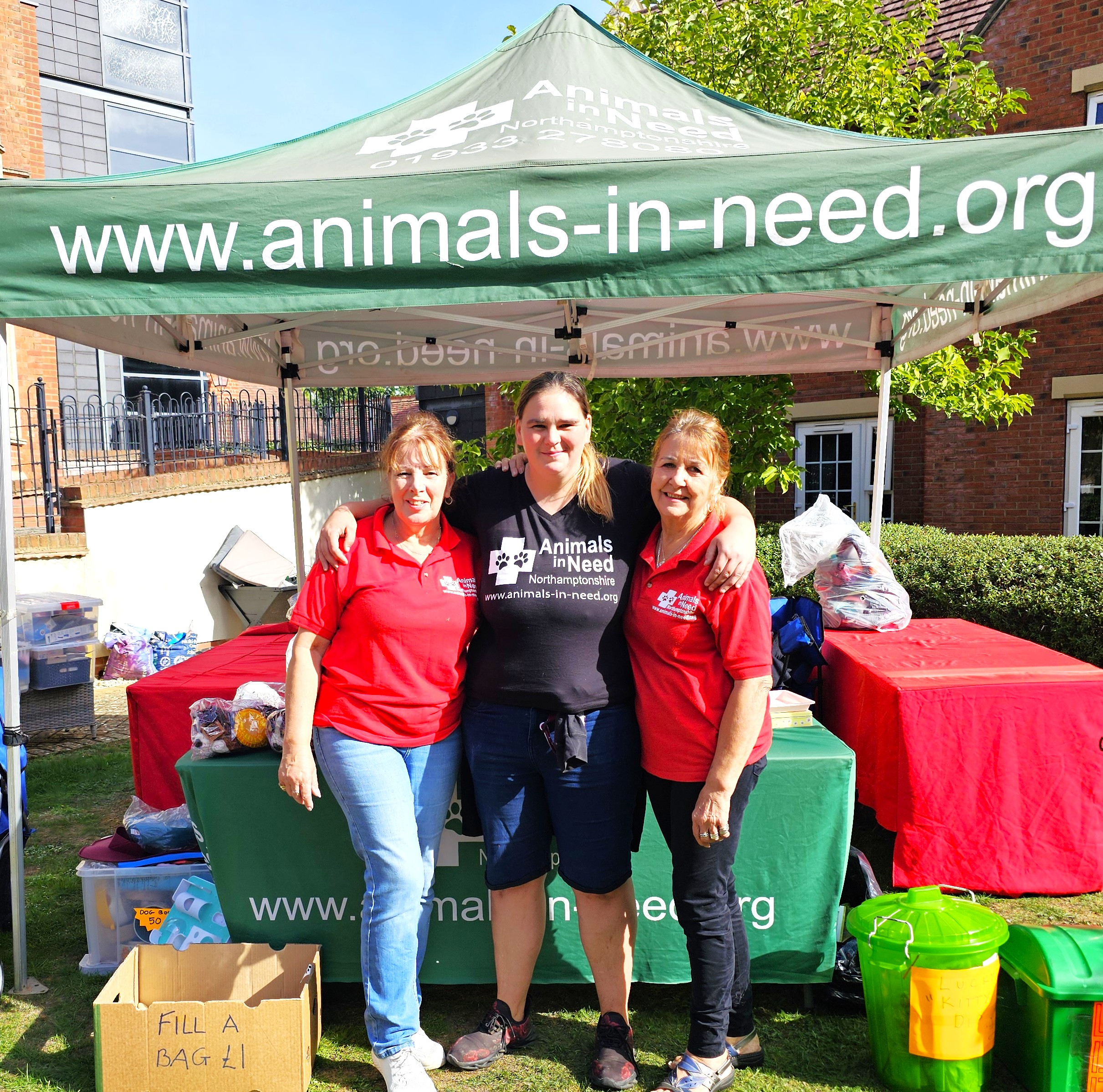 Mary, Emma and Sarah dedicate their time to support the charity