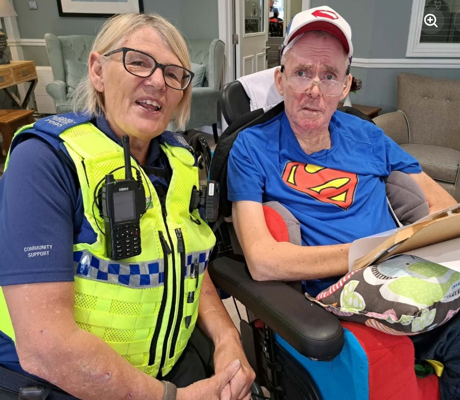 Surprise Visit from Local Community Police Officer 