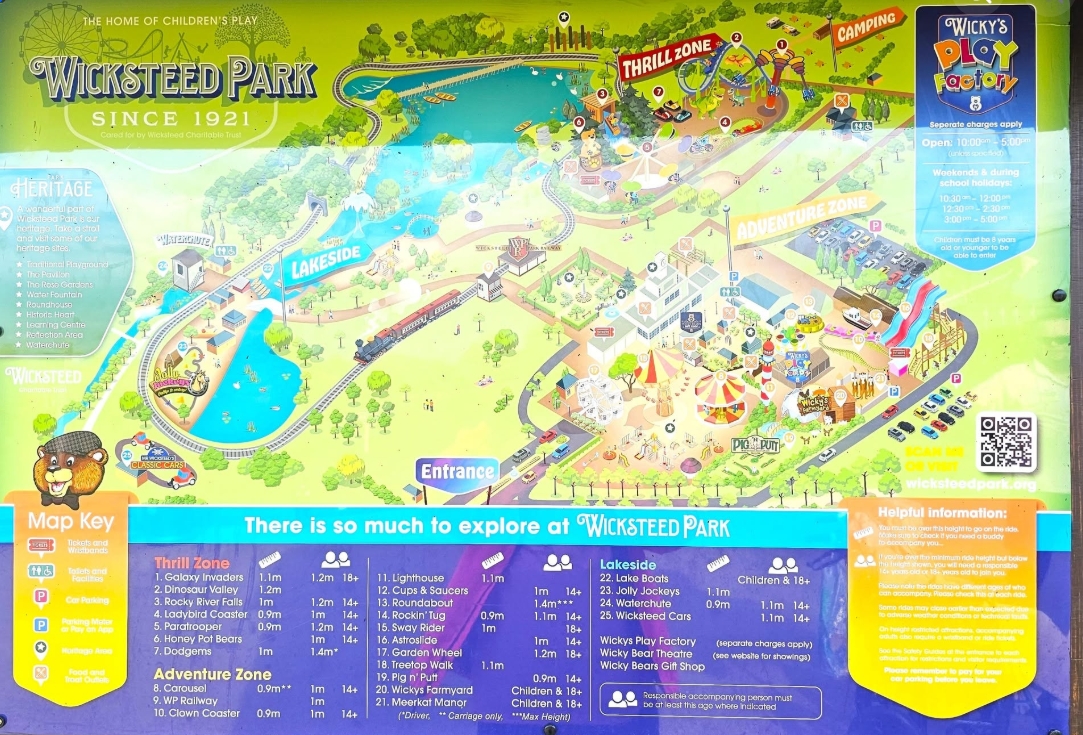 Shopping and Wicksteed Park Outing