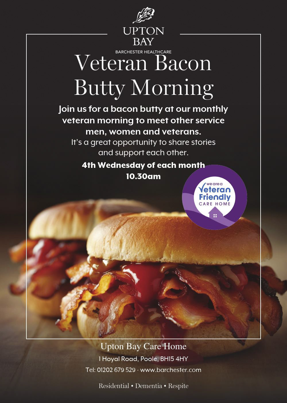 Veteran Bacon Butty Morning 