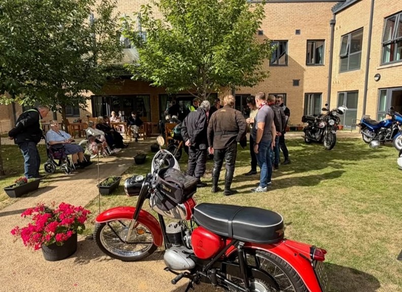Bikers visit