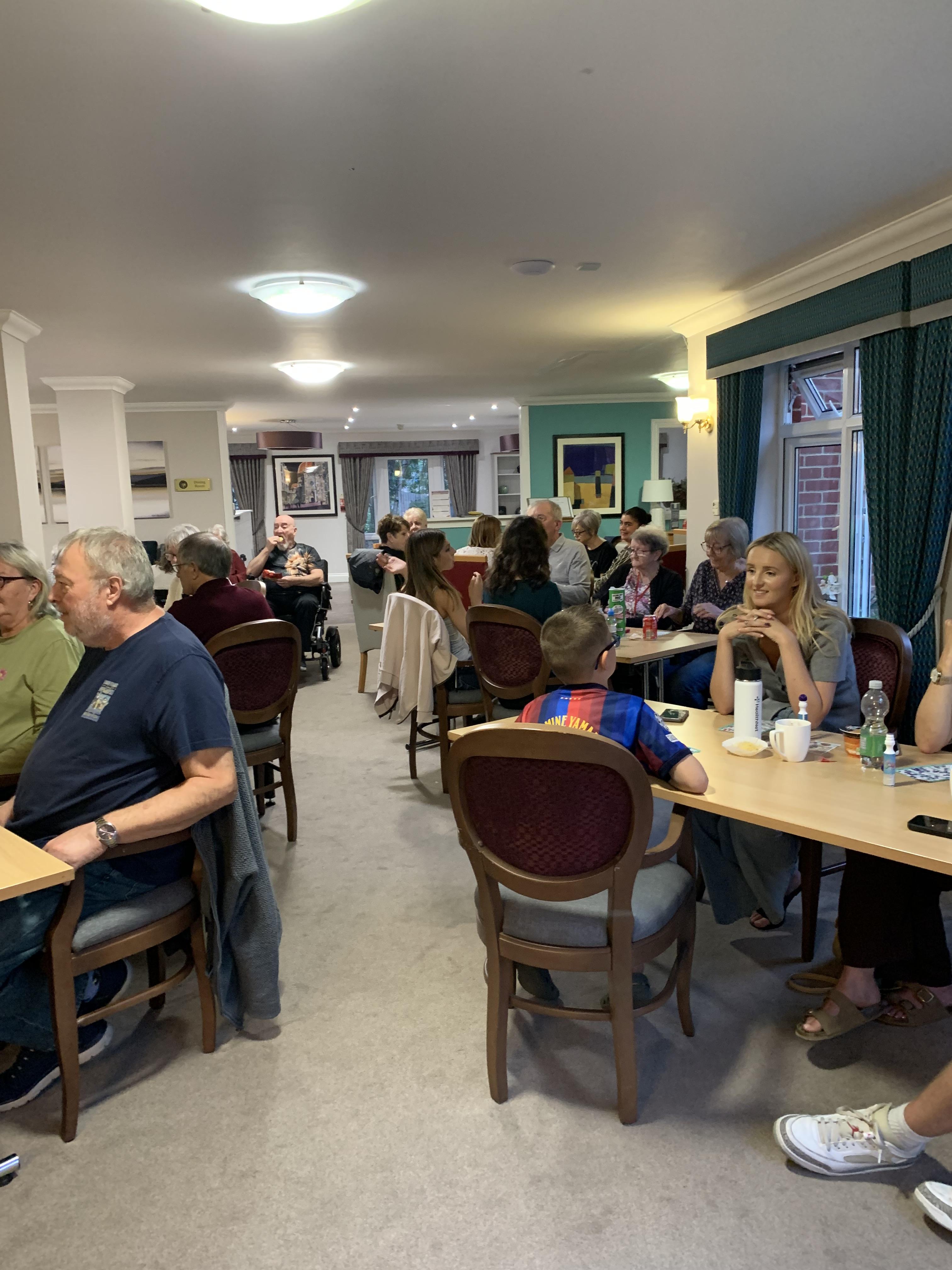 Bingo evening at Winchester House