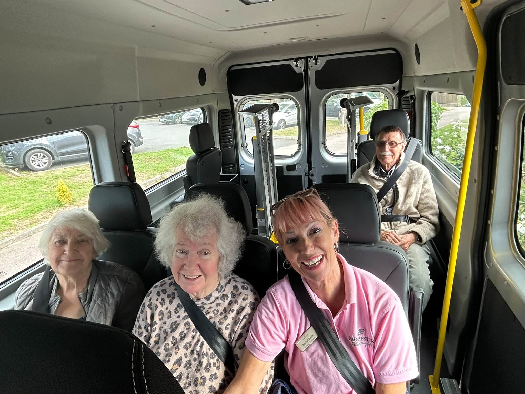 Residents enjoy the local Garden centre 