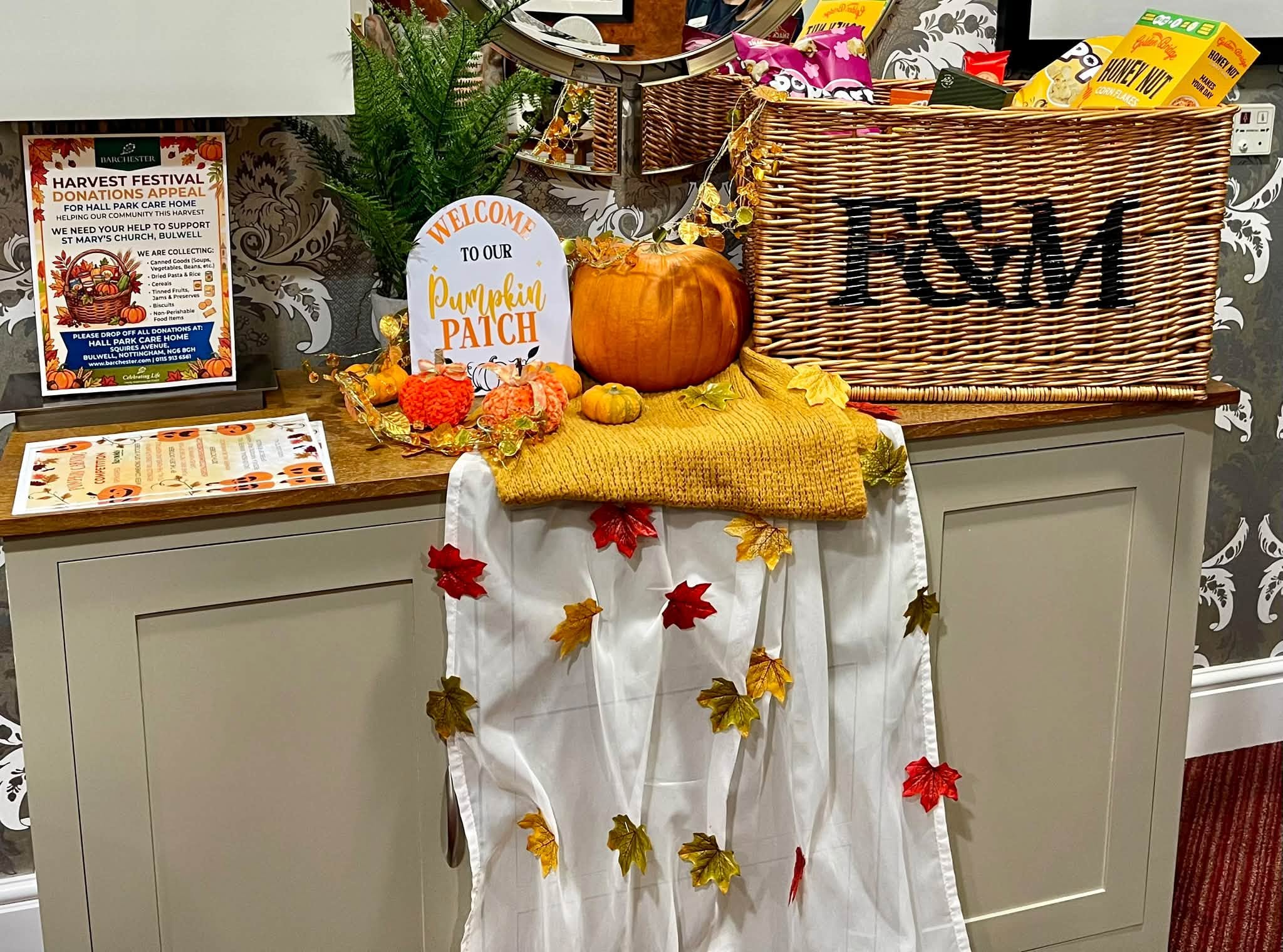 HARVEST FESTIVAL KINDNESS AT HALL PARK!