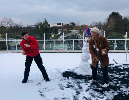 A magical winter wonderland