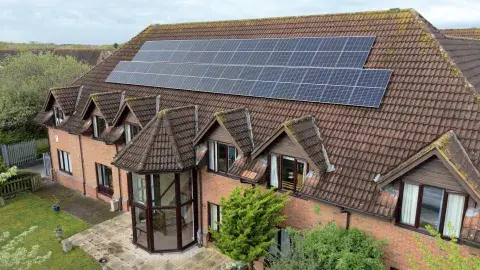 Austen House solar panels