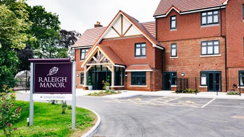 Raleigh Manor care home in Exmouth