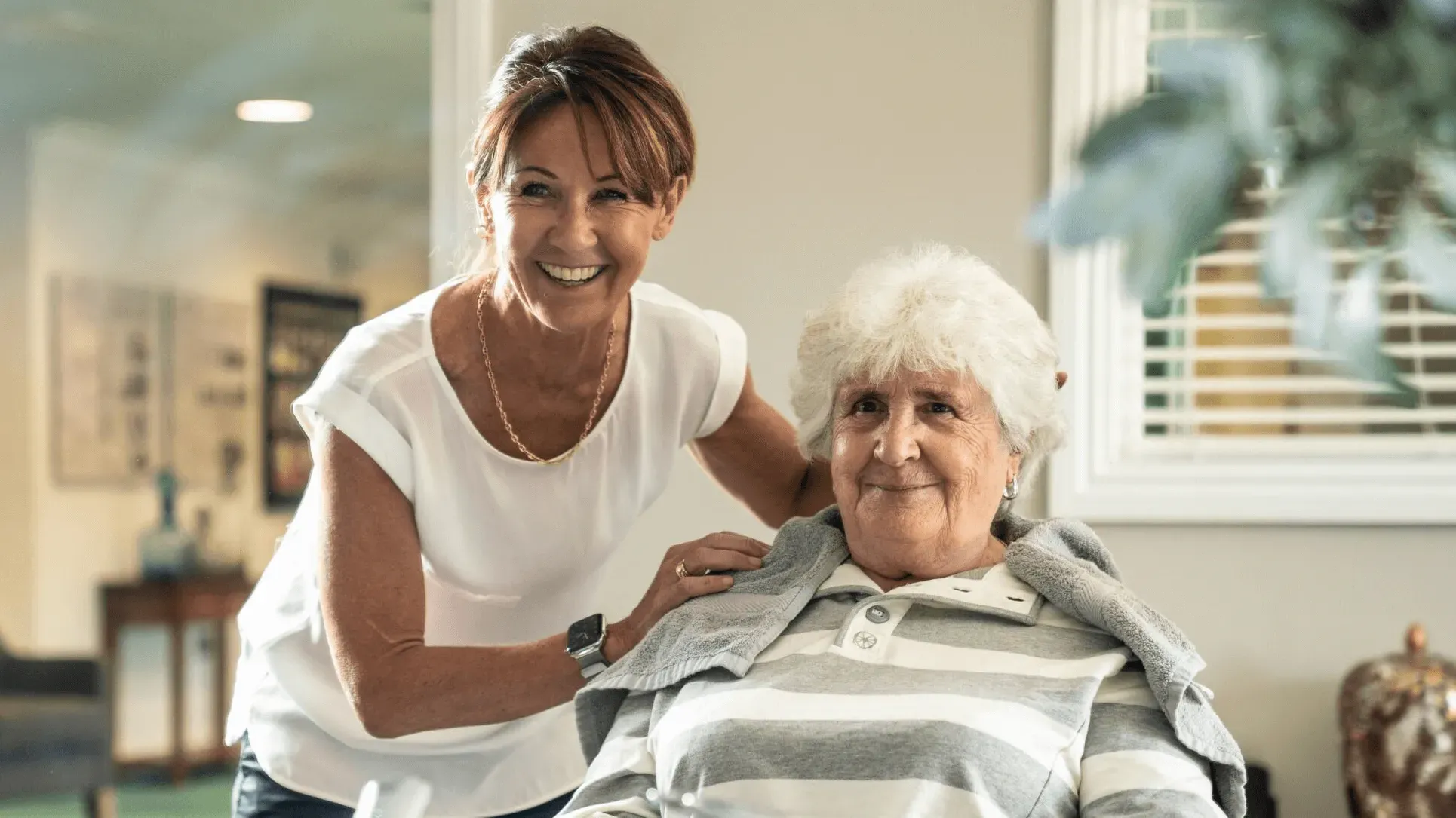 Resident being pampered 