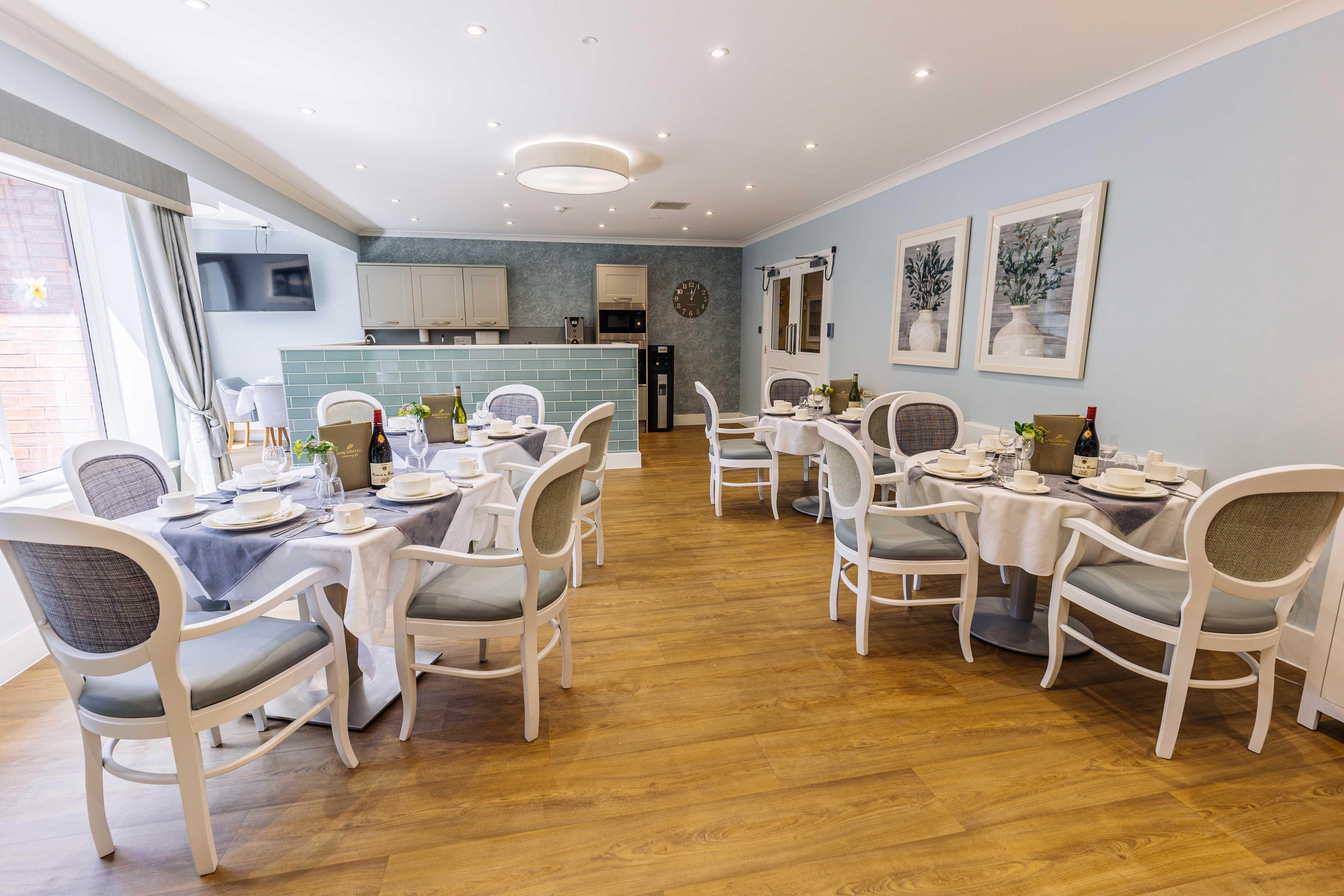 Dining Room Arbour Court Care Home in Marple