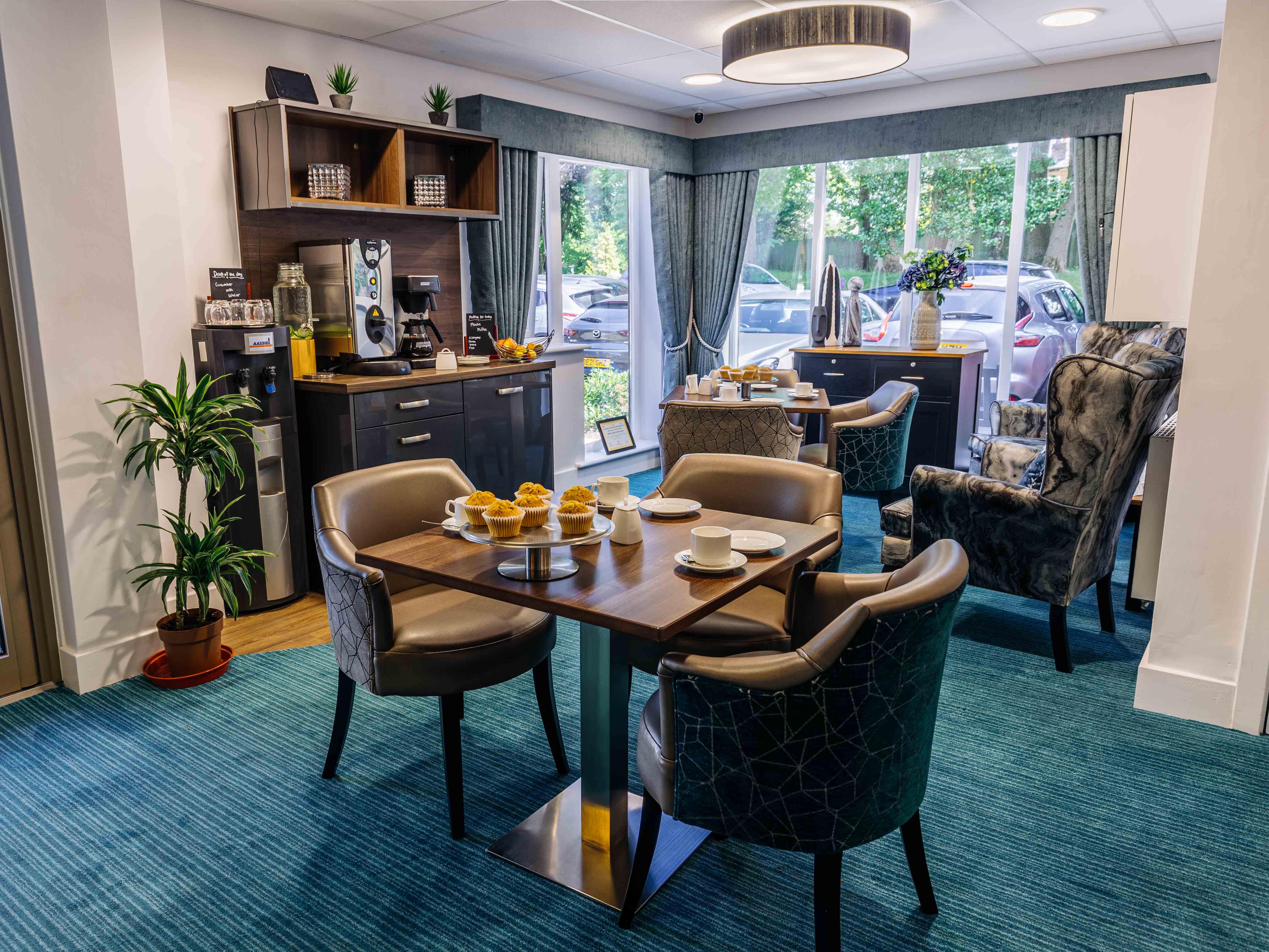 Cafe at Arbour Court Care Home in Marple