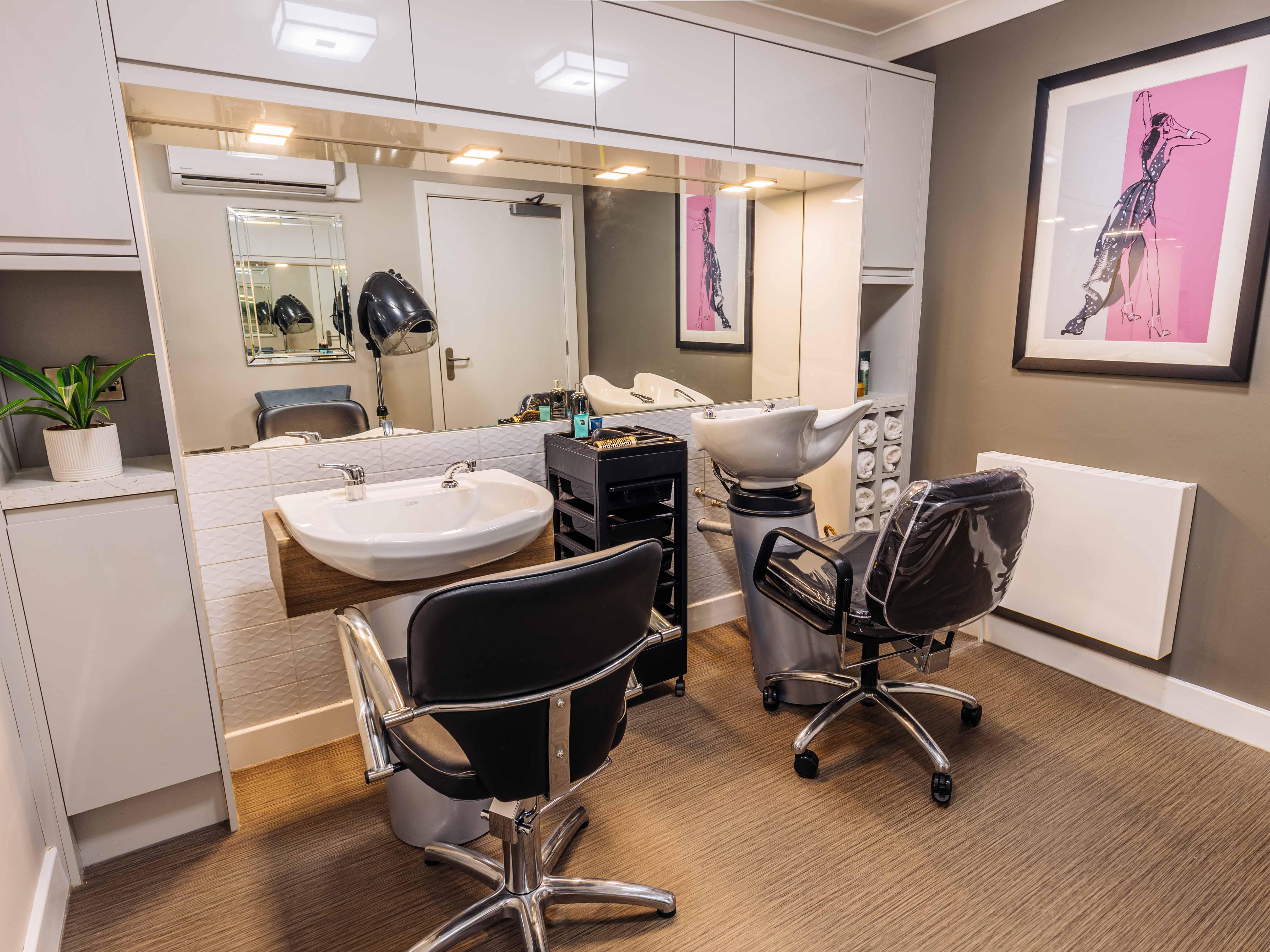 Salon at Arbour Court Care Home in Marple