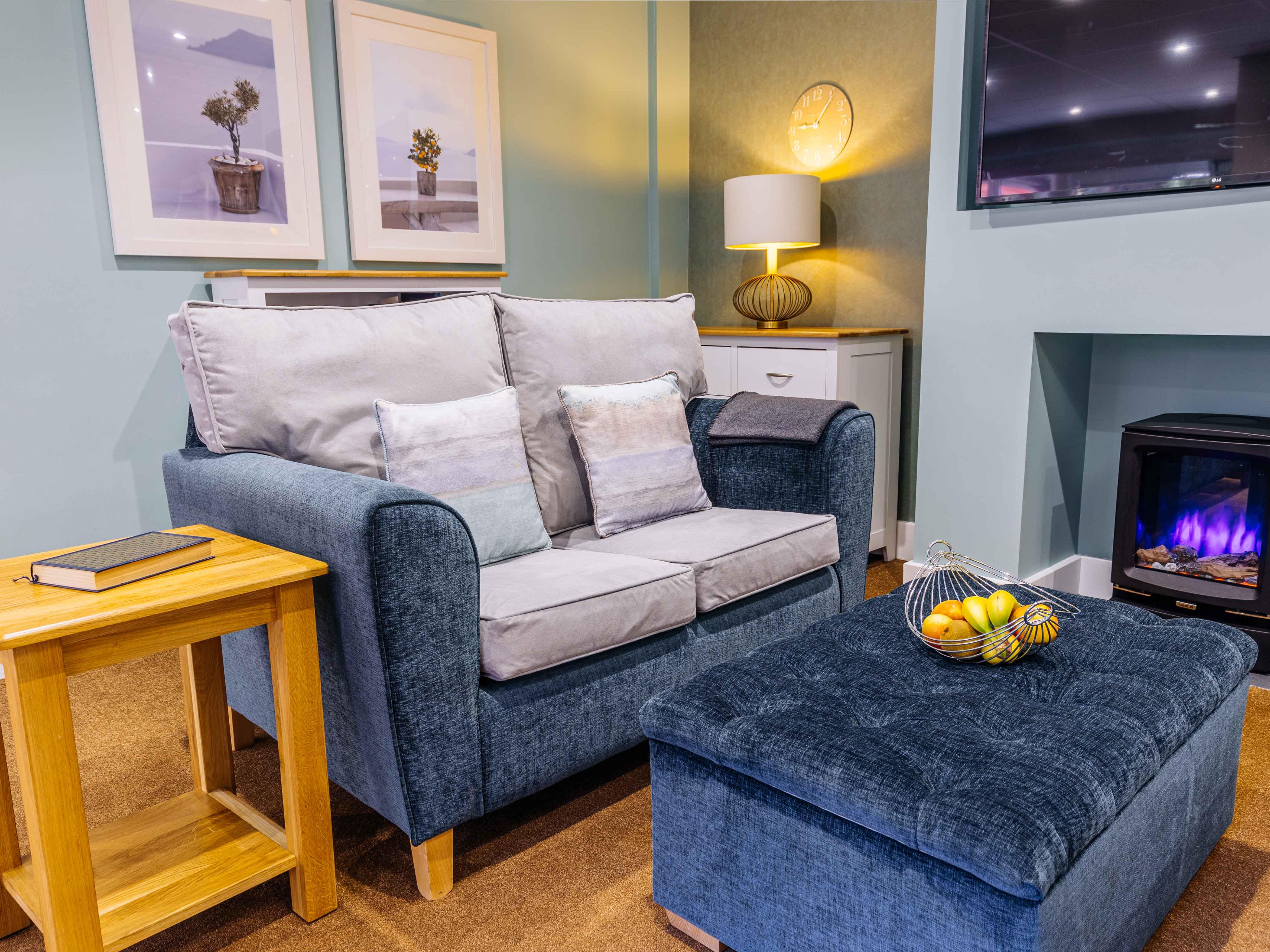 Lounge at Arbour Court Care Home in Marple