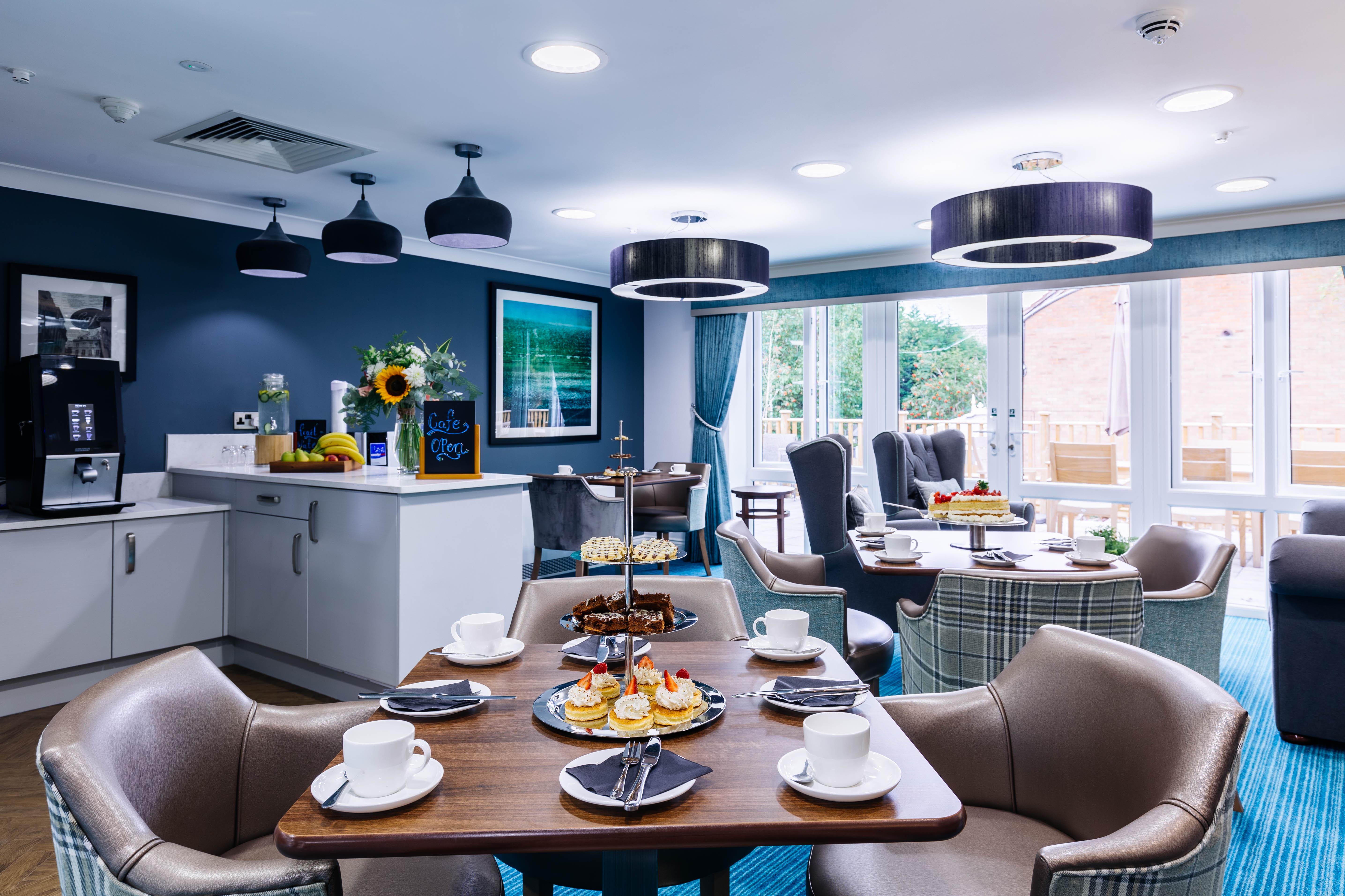 Refreshments at Fountains Care Home