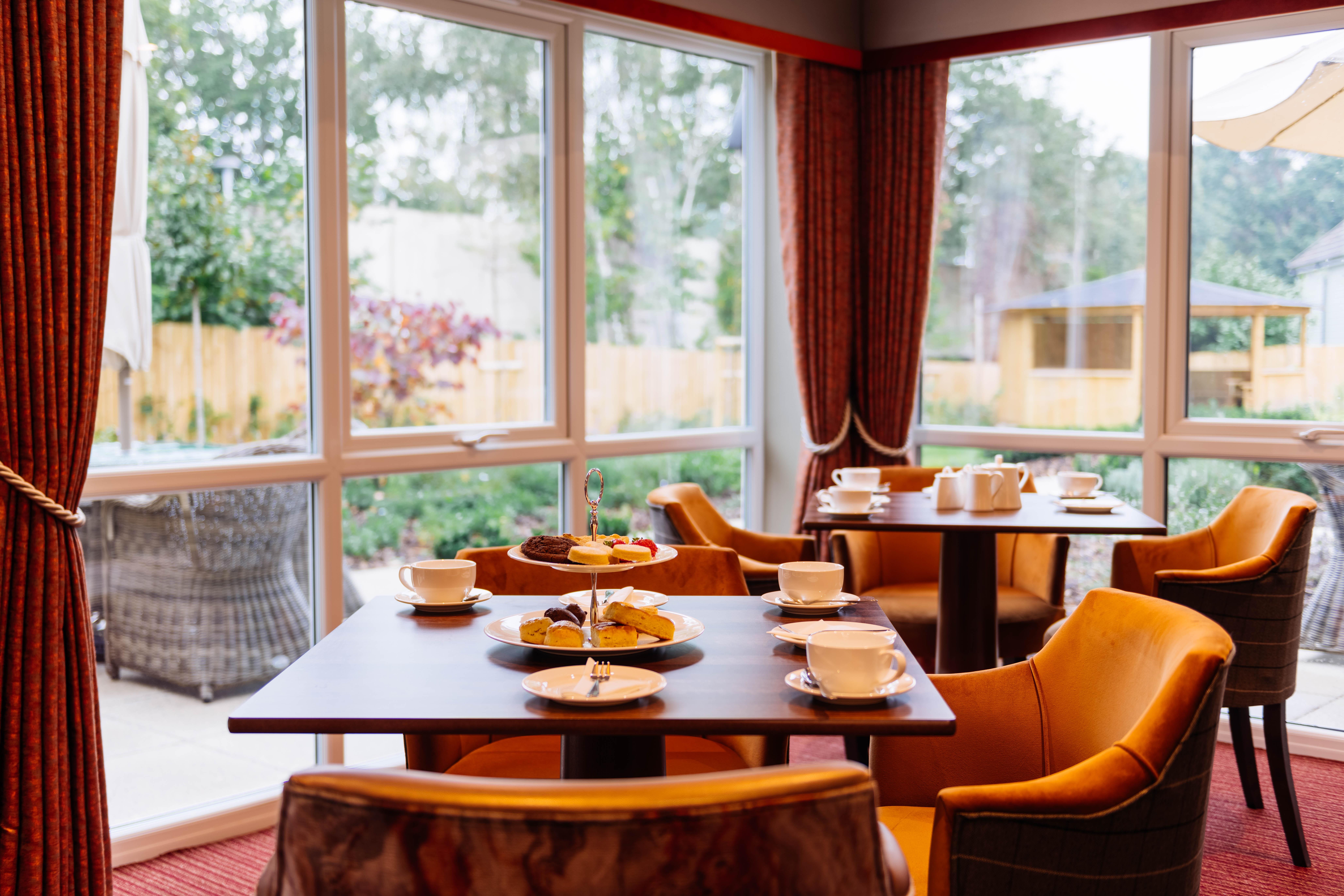 Refreshments at Kings Park care home