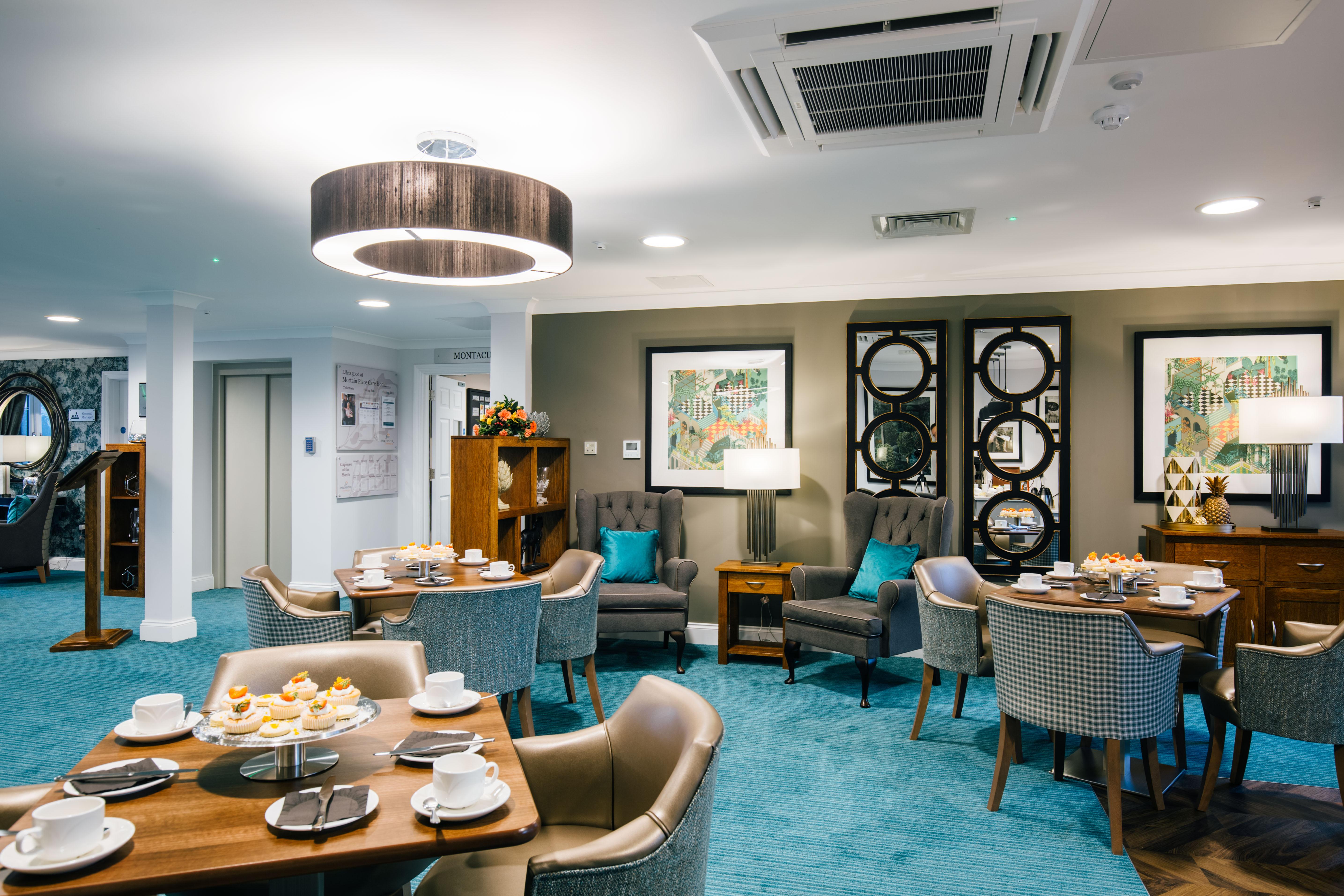 Social Room at Mortain Place Care Home