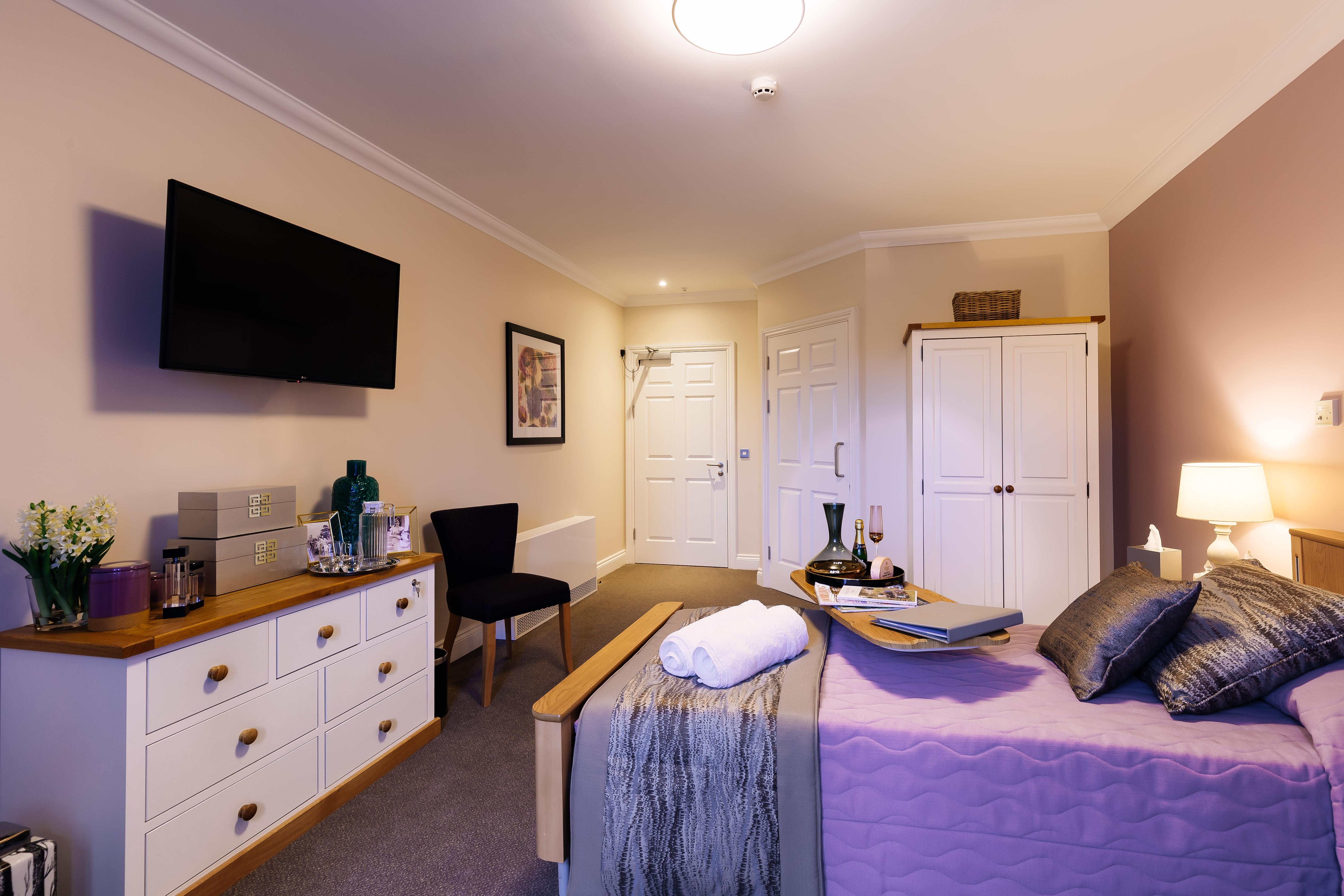 Bedroom at Trinity Manor Care Home