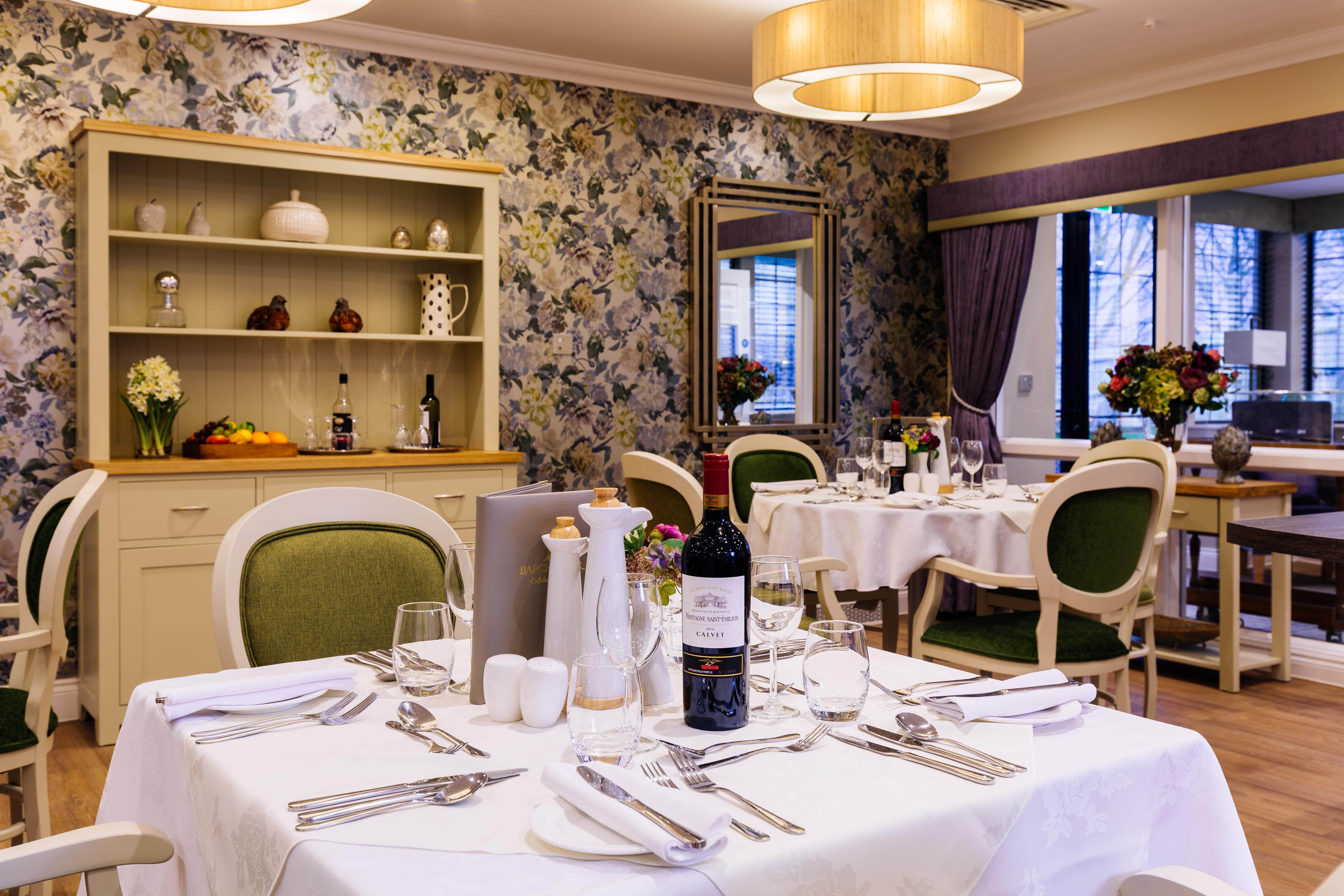 Dining room at Trinity Manor Care Home