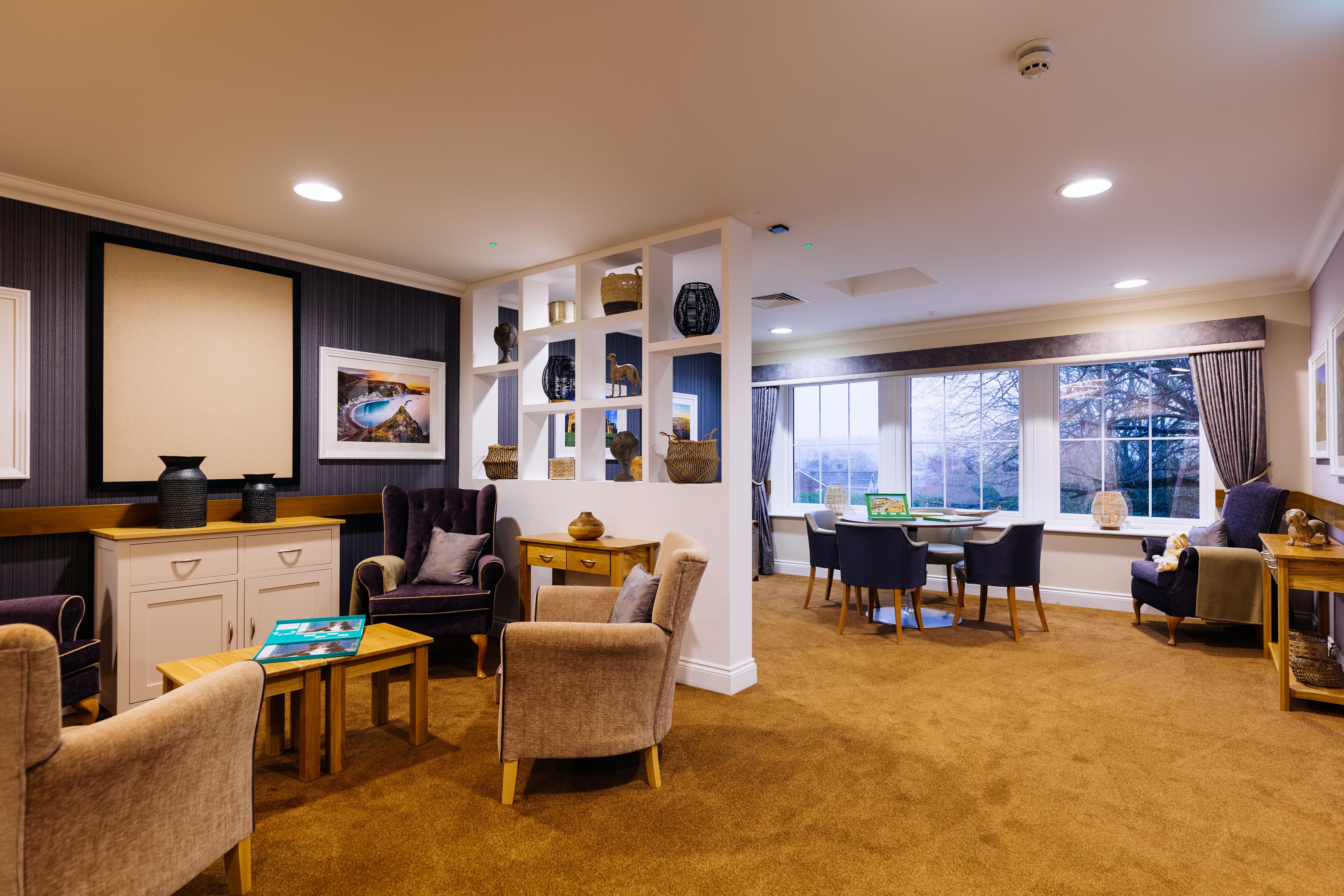 Social room at Trinity Manor Care Home