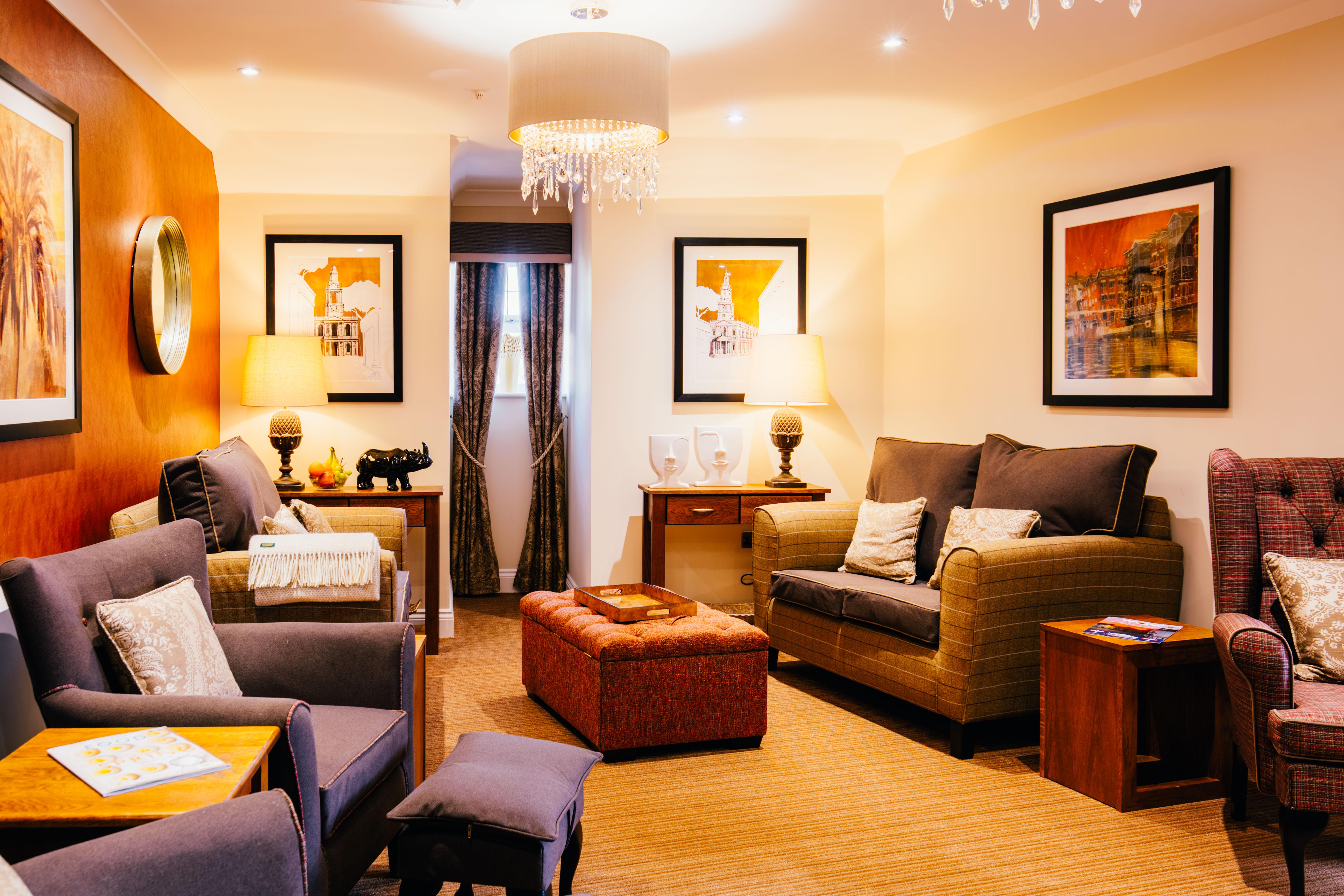 Social area Waterside Court care home