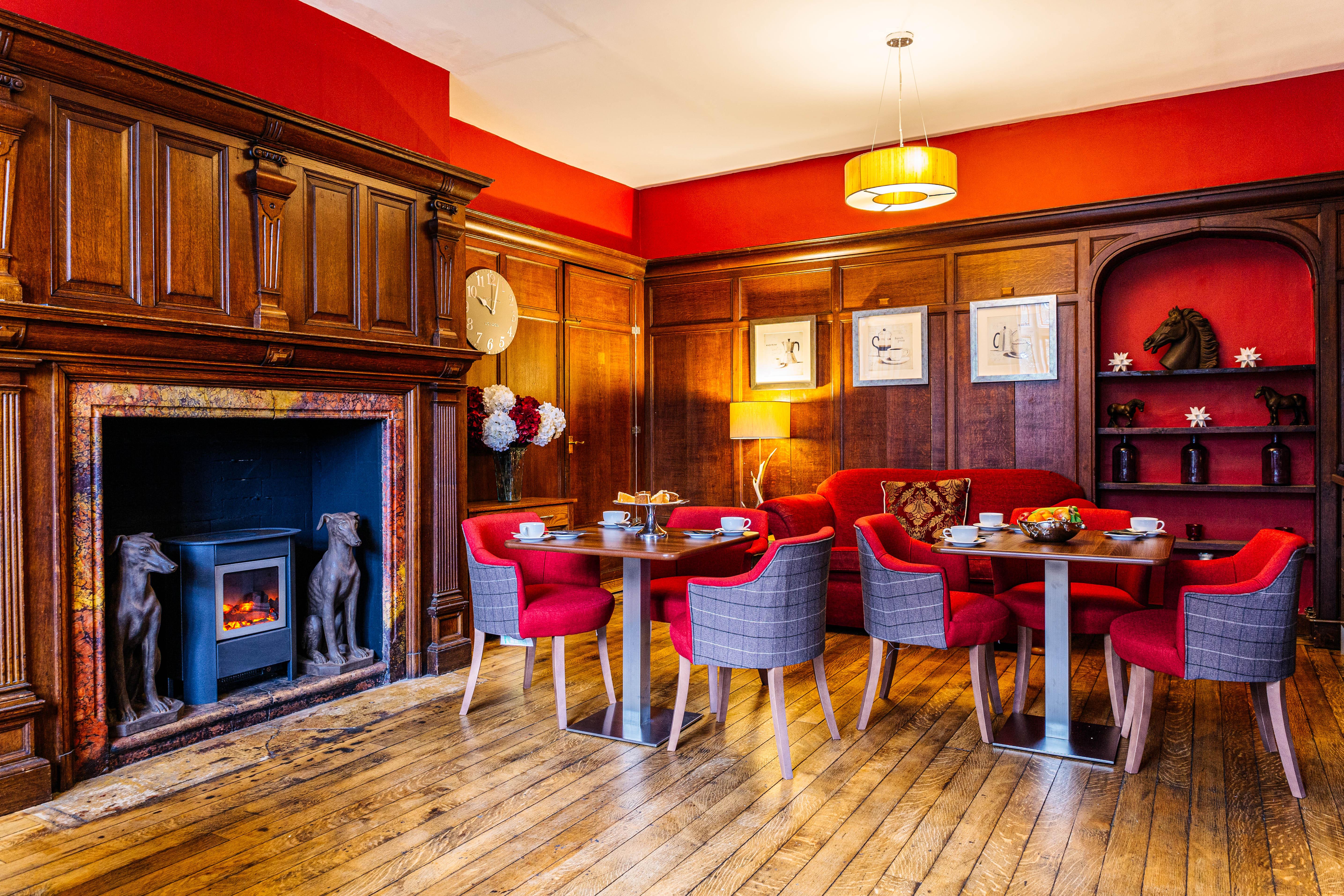 Cafe at Badgeworth Court care home in Cheltenham